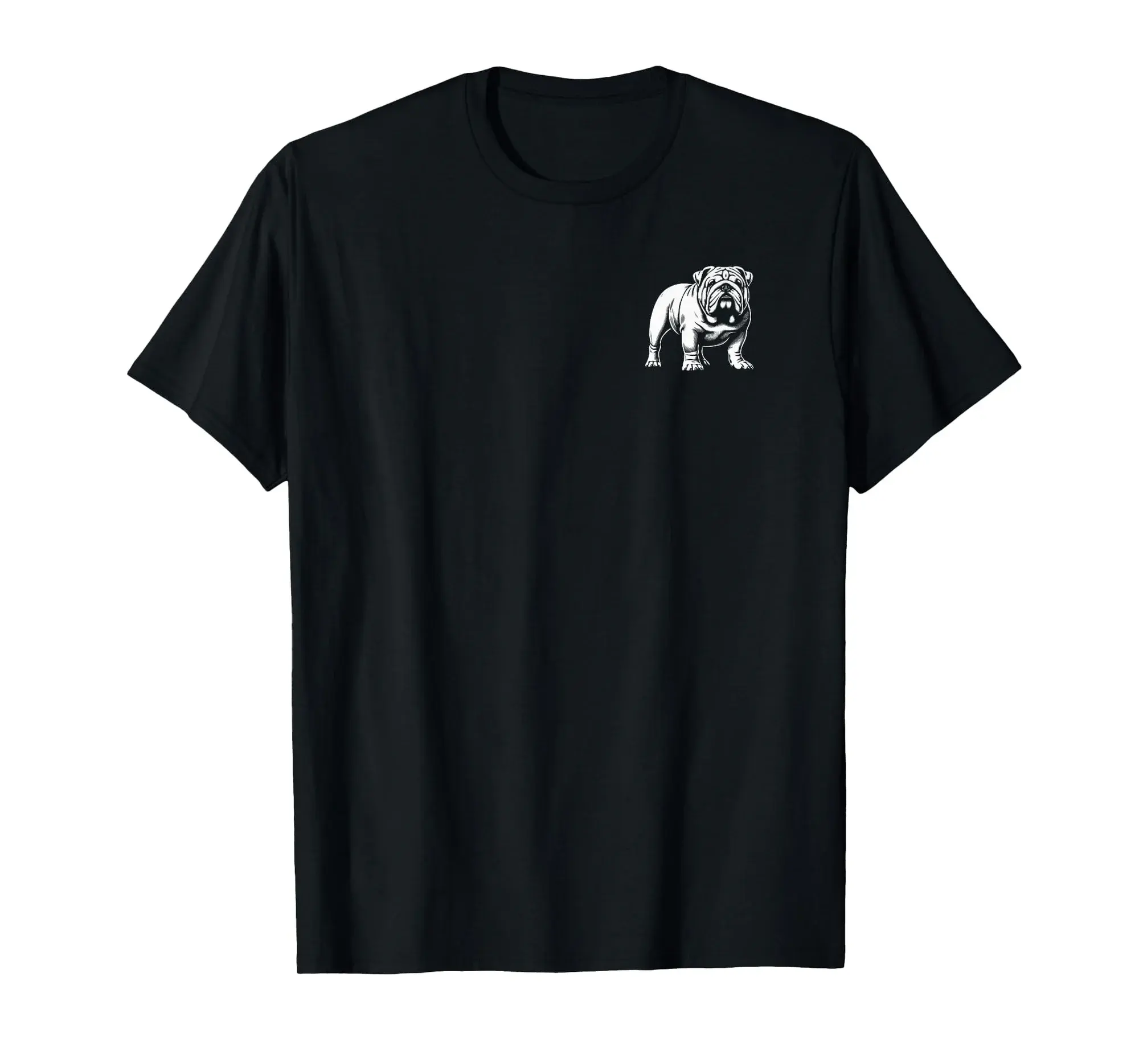 Dog Dad Mom Lover - Monochromatic English Bulldog Premium T-Shirt