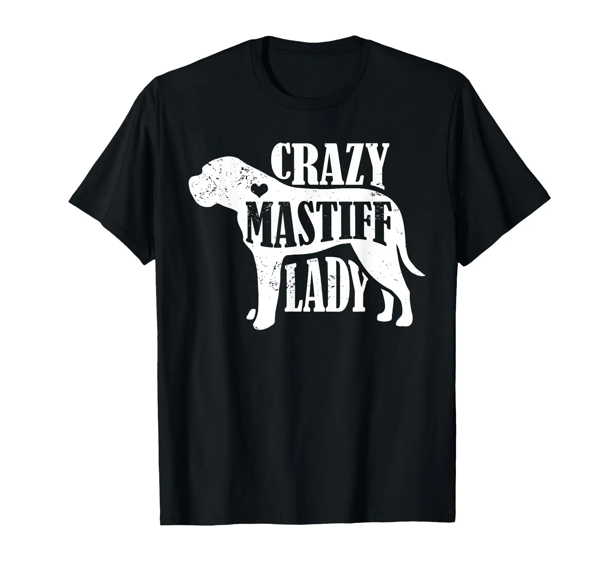 Crazy Mastiff Lady Shirt - Pet Dog Gifts Women Mom Grandma T-Shirt