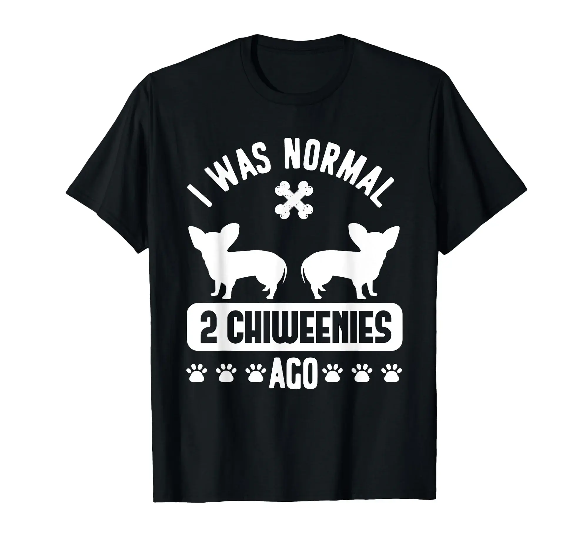 Funny Chiweenie Mom Mama Dog Owner Puppy Lover Dog Mom of 2 T-Shirt