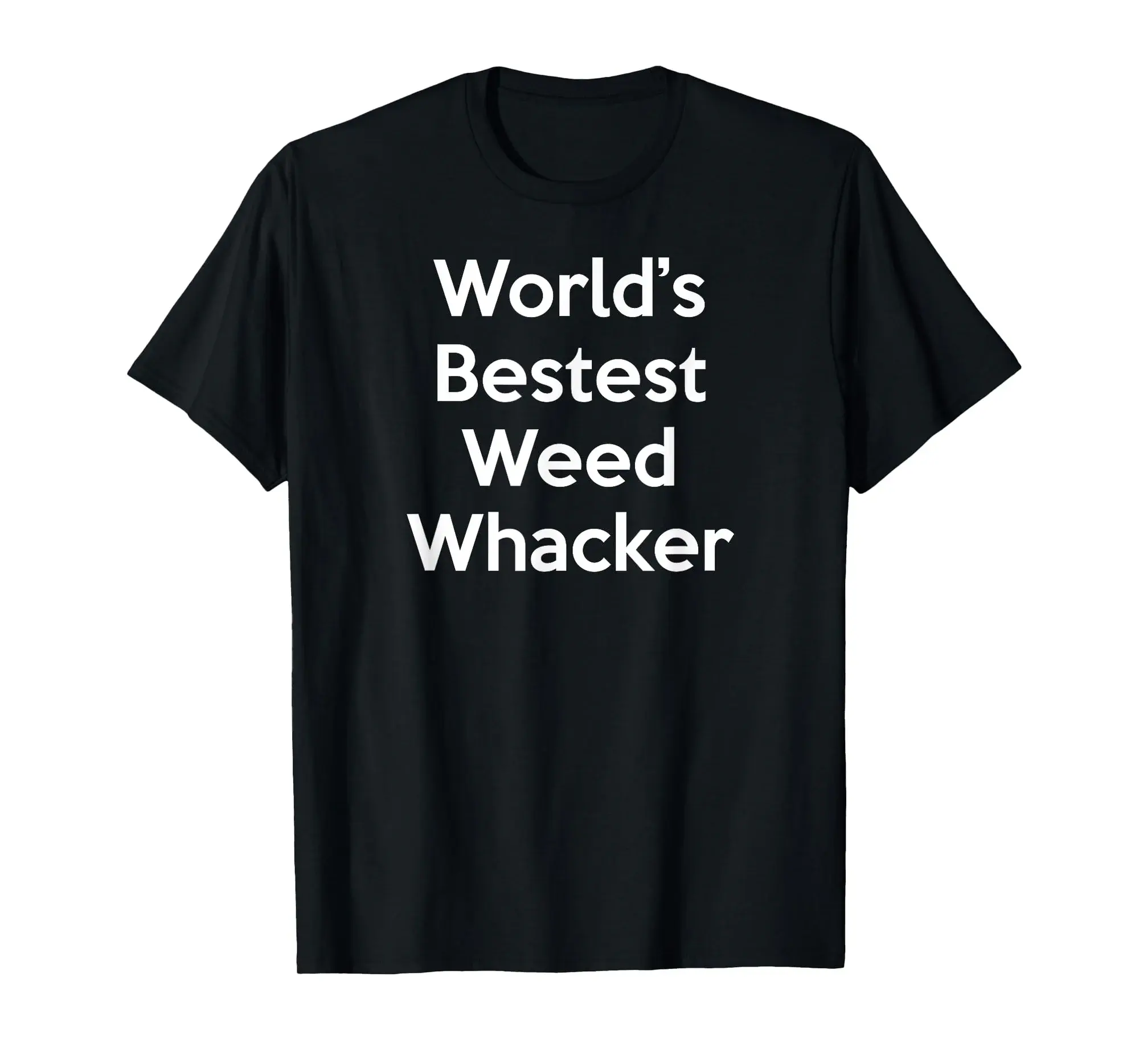 Worlds Bestest Weed Whacker Funny Gardener Gardening Men T-Shirt