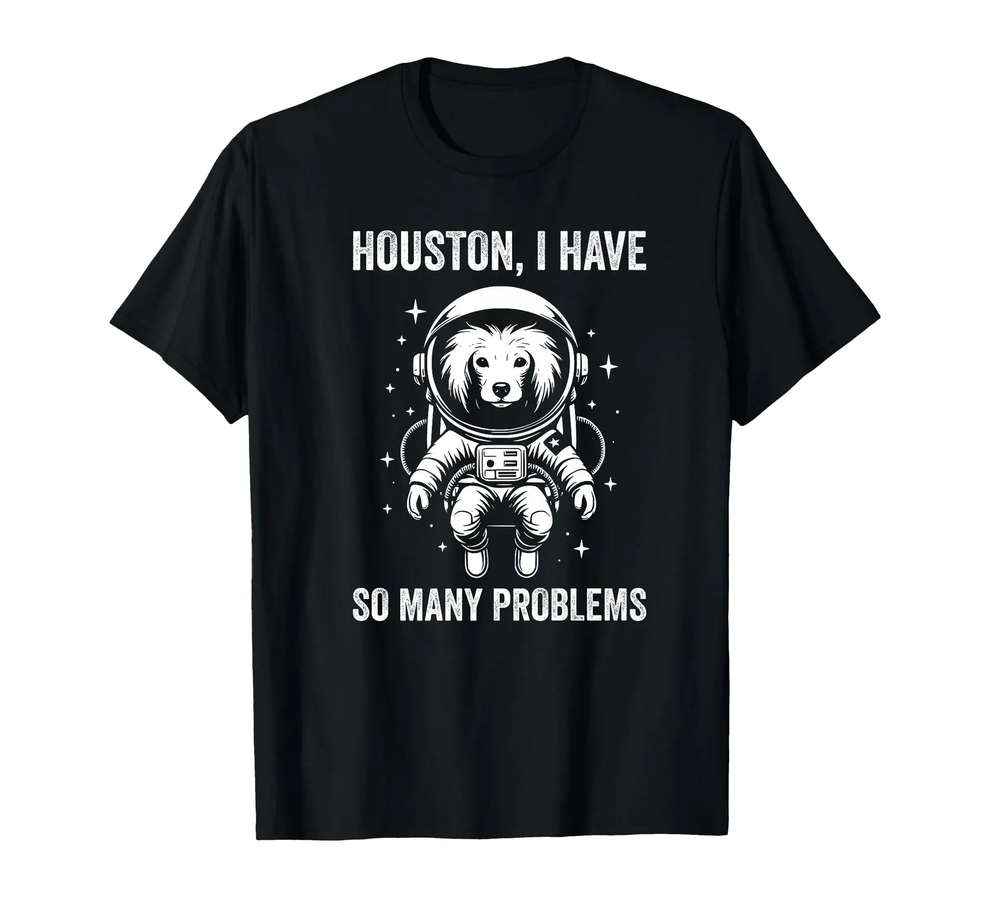 Dog Dad Mom Space - Houston Problem Chinese Crested Premium T-Shirt