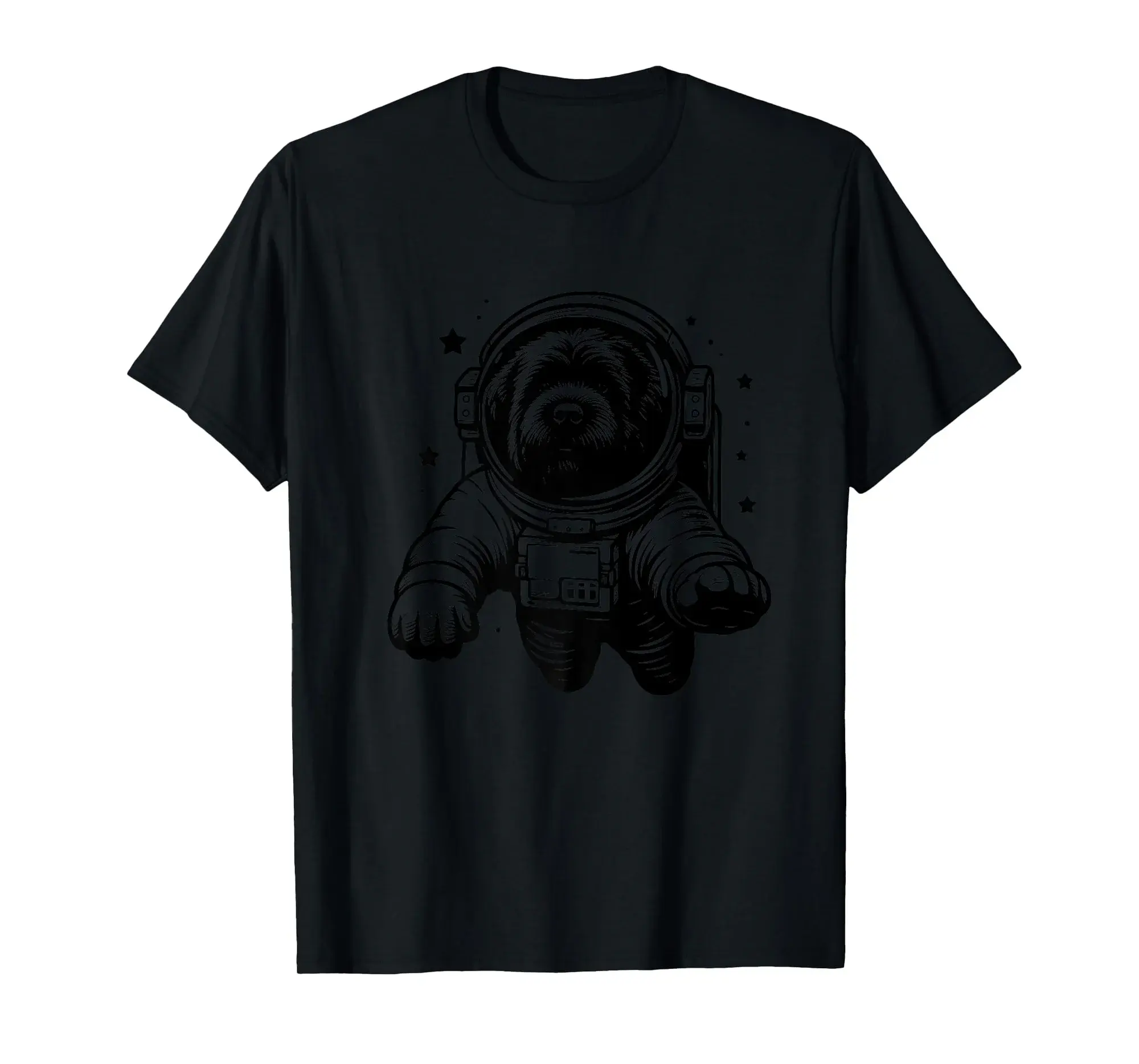 Dog Dad Mom Space - Astronaut Bouviers Des Flandre Premium T-Shirt