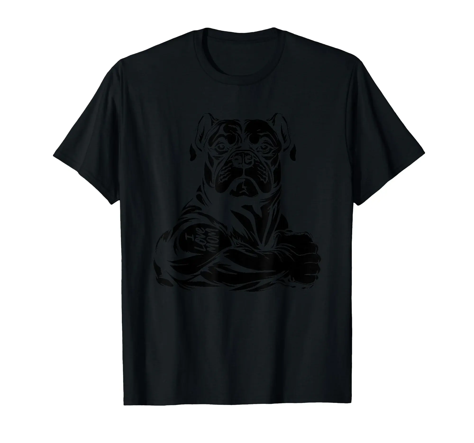 American Bully Bulldog - Pet Dog Breed I Love Dad T-Shirt