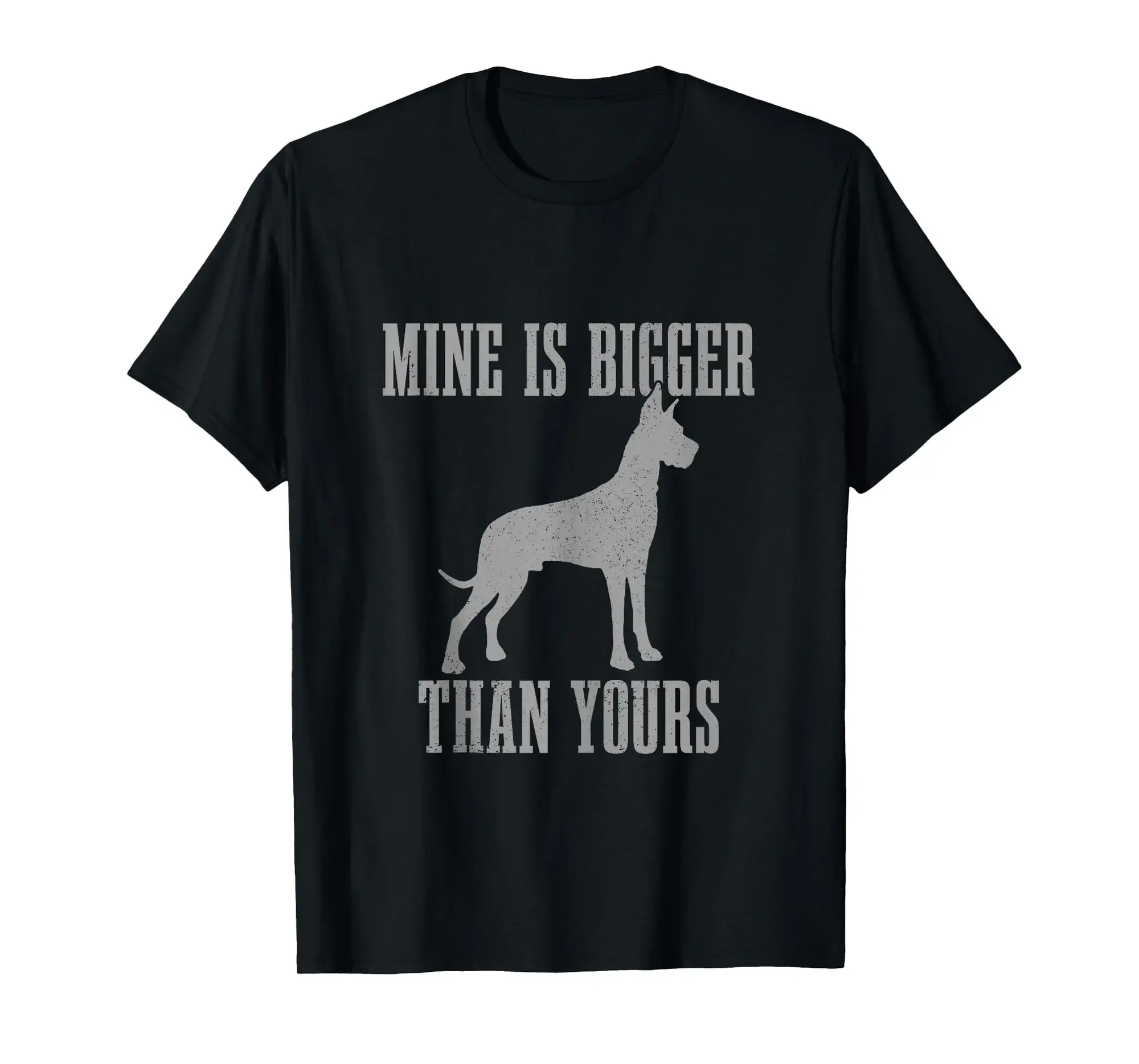 Great Dane Dog Mine Is Bigger Than Yours Great Dane Mom Dad Tank Top