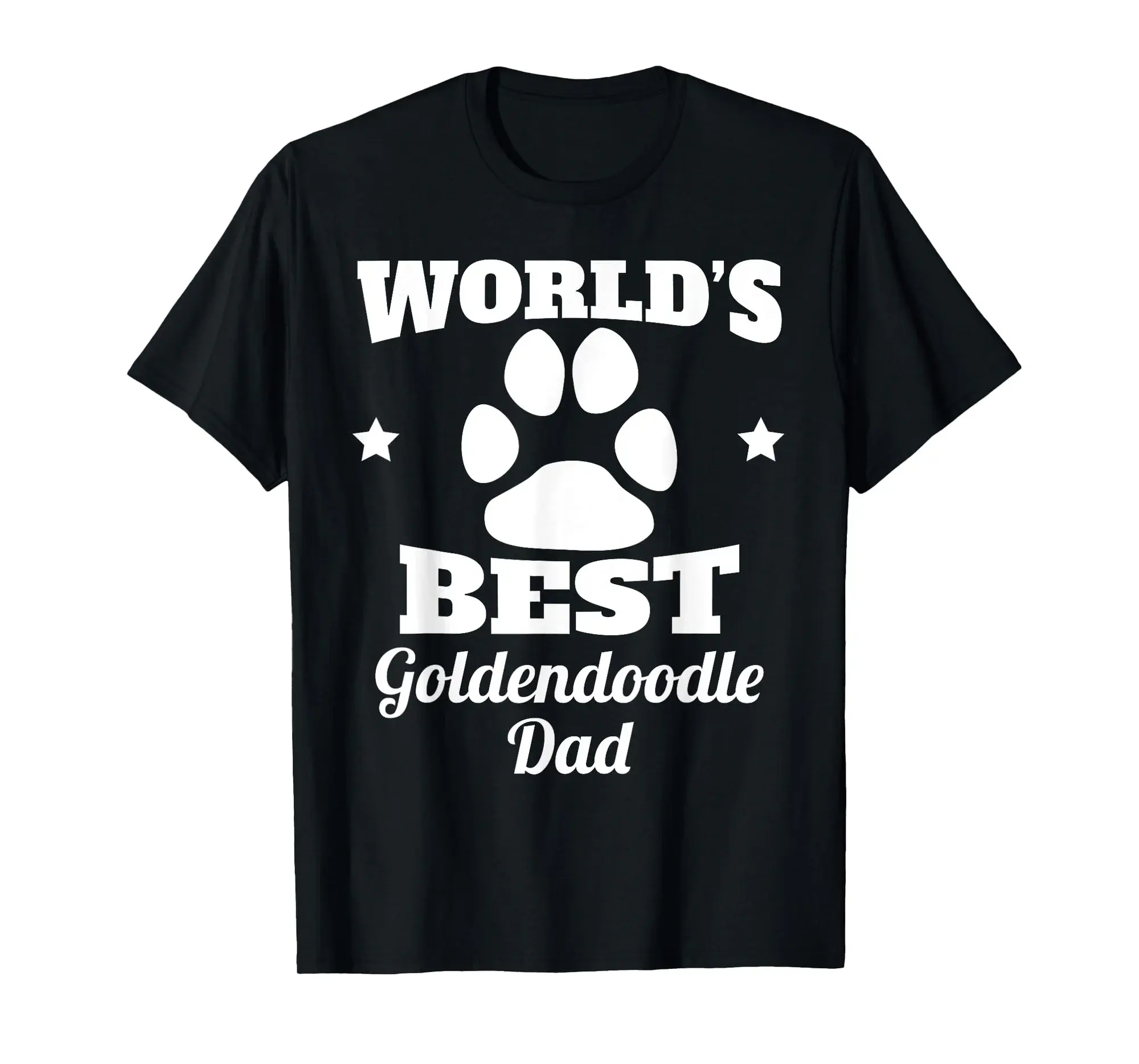 Mens World's Best Goldendoodle Dad Dog Owner T-Shirt