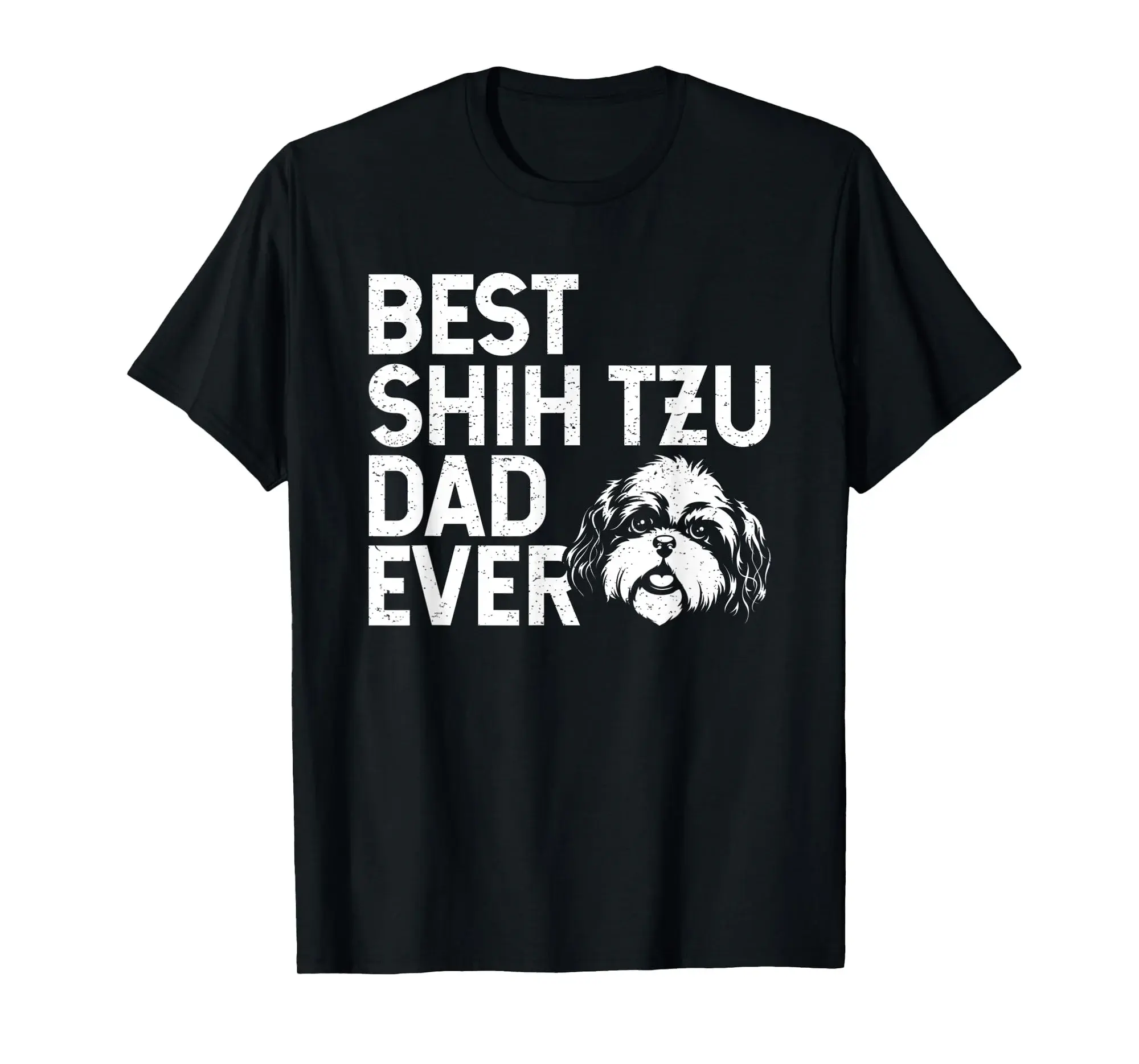 Shih Tzu Dad Gift for Men Boys T-Shirt