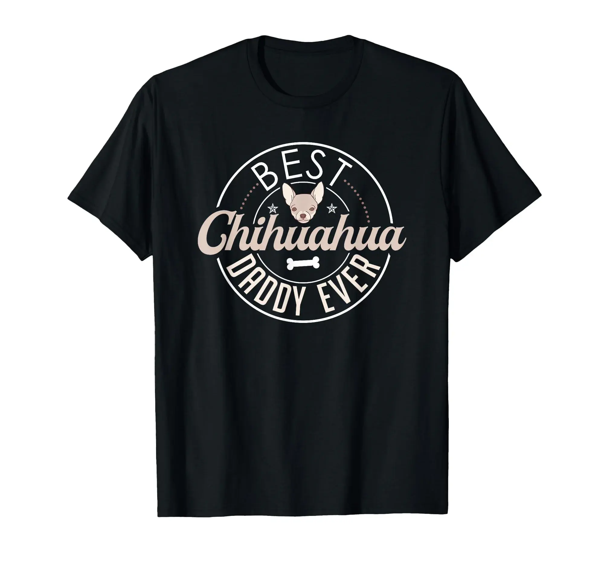 Chihuahua Dad Shirt Funny Father's Day Dog Lover Gift Best