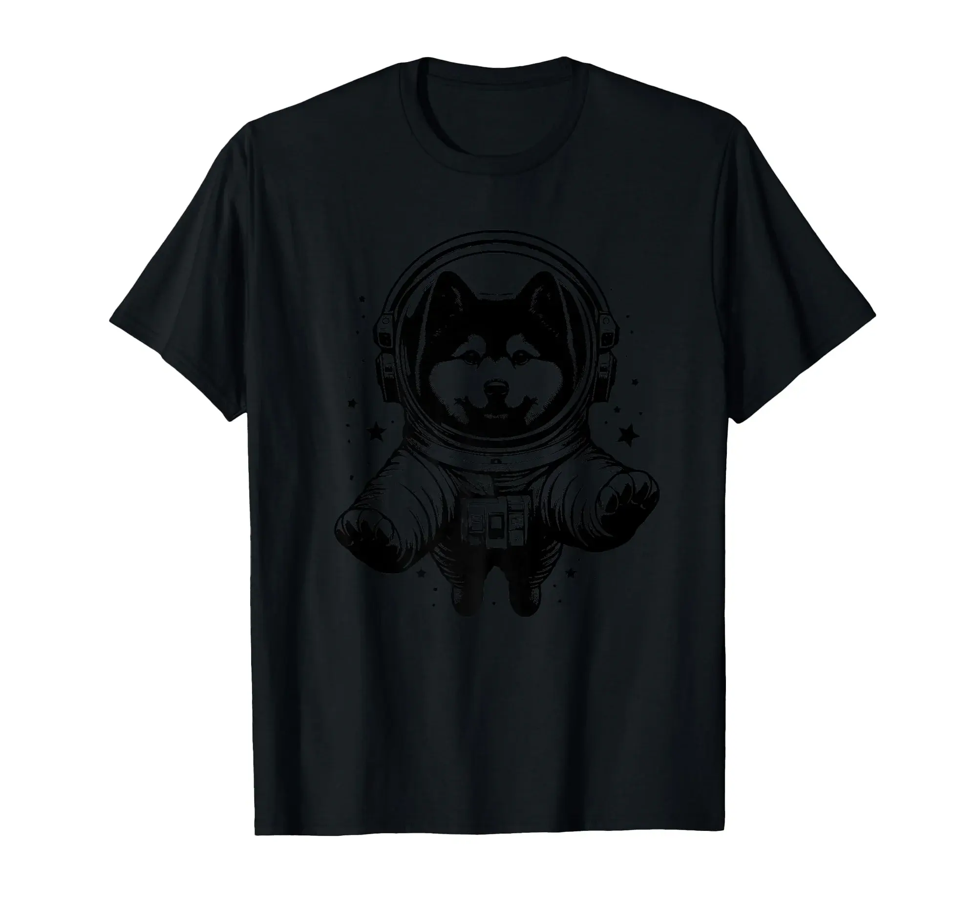 Dog Dad Mom Space - Astronaut Finnish Spitz Premium T-Shirt