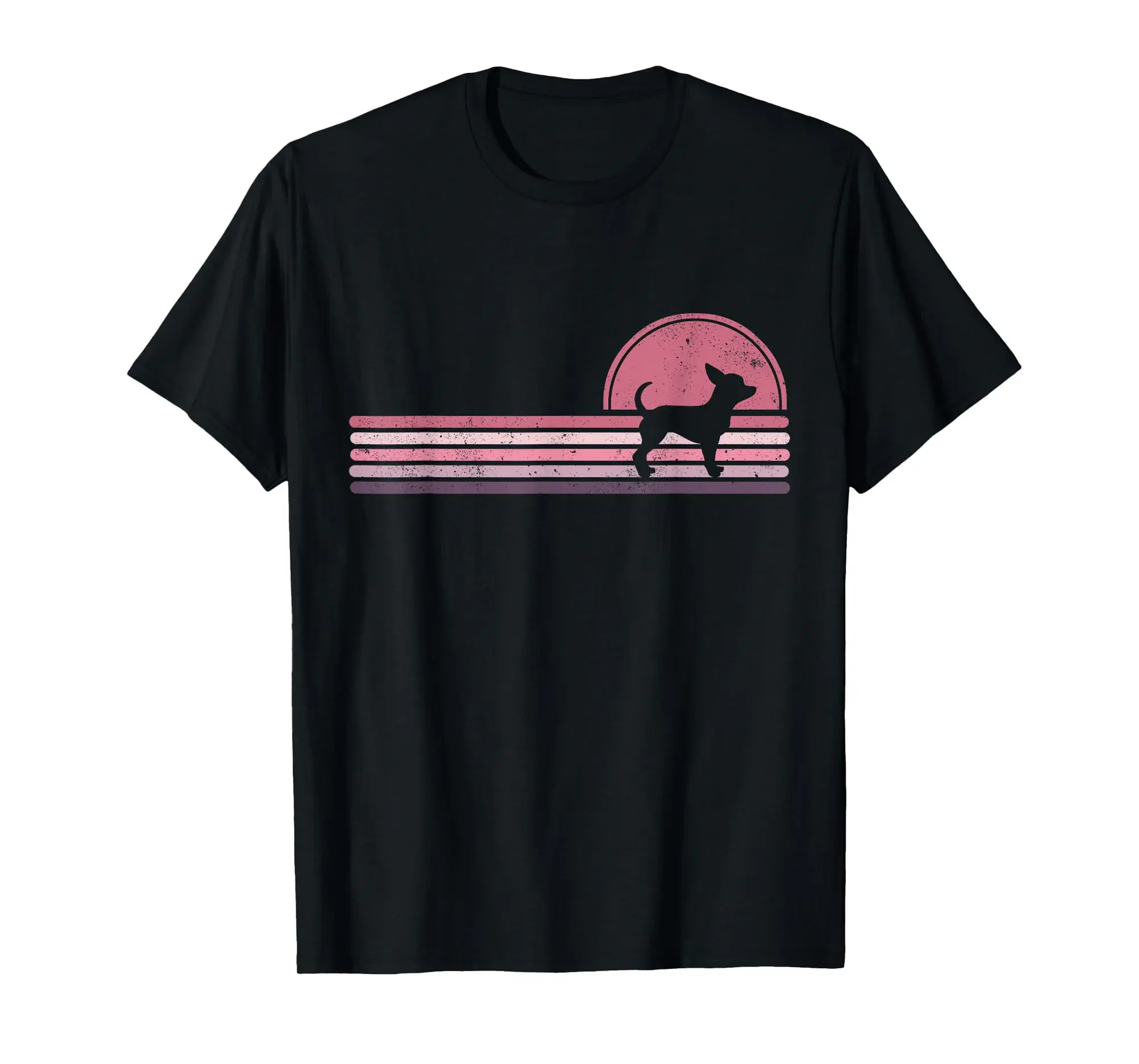 Chihuahua Dog Vintage 70s 80s Cute Retro Chihuahua Dog T-Shirt