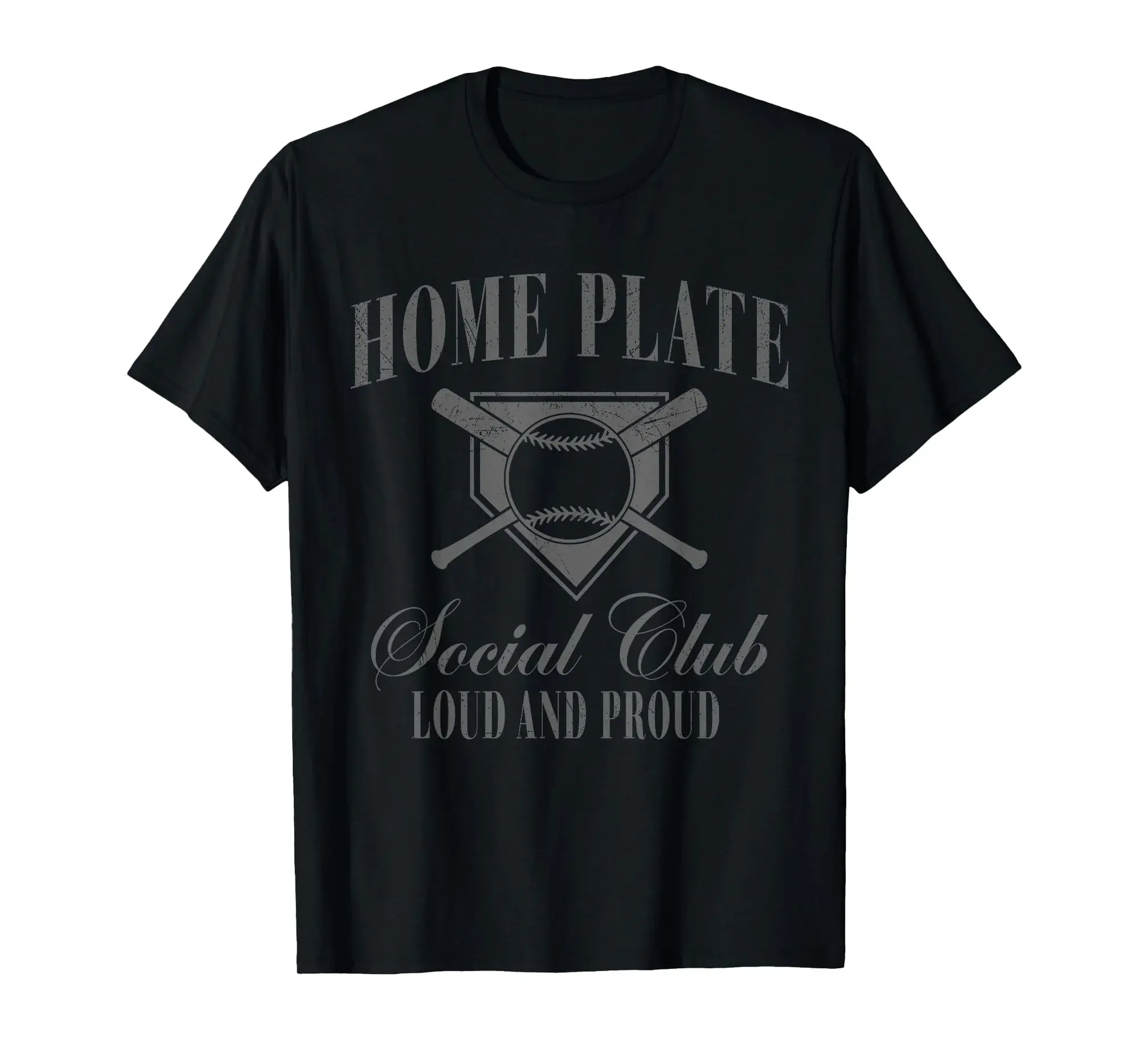 Home Plate Social Club Baseball T-Shirt