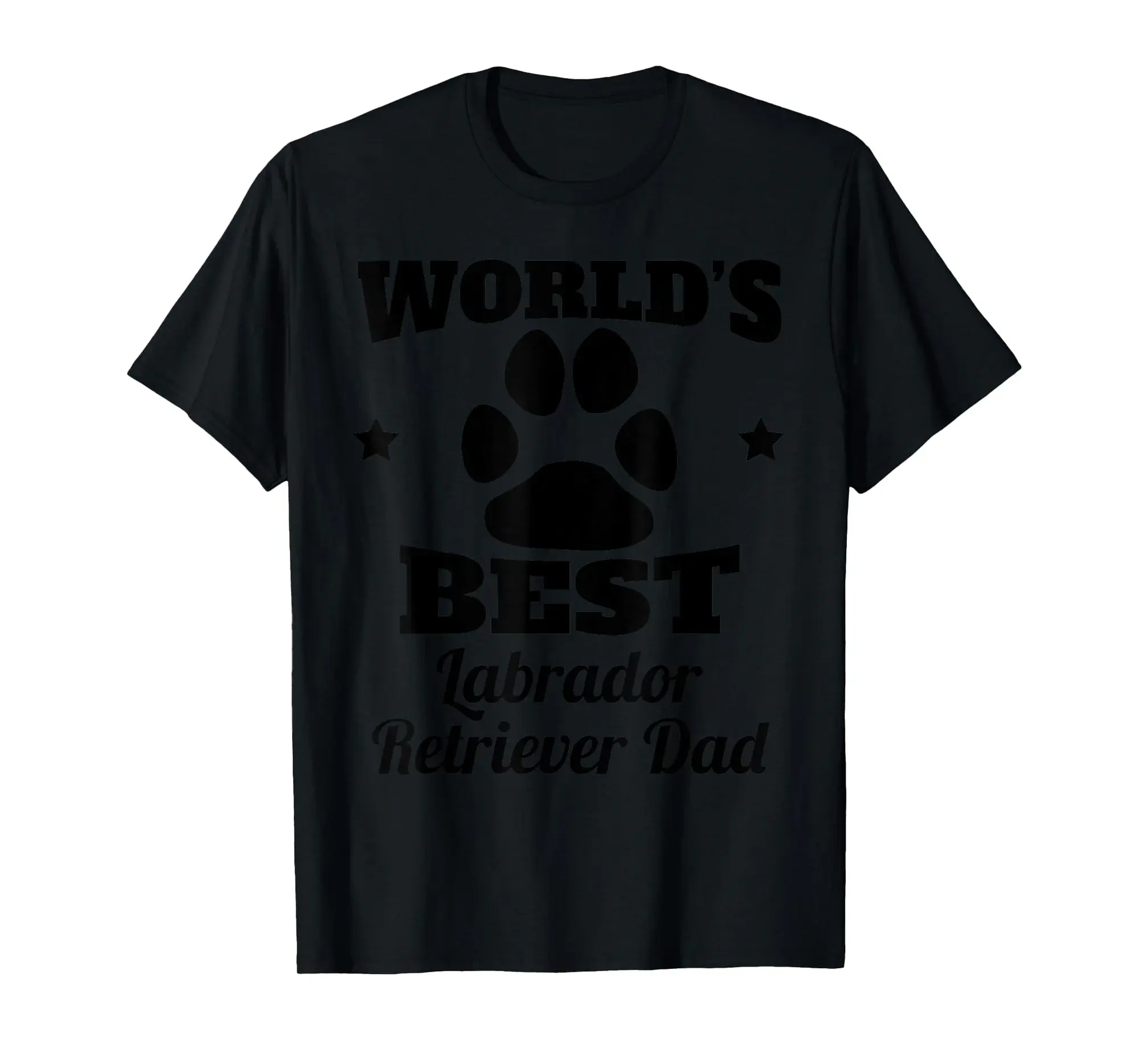 Mens World's Best Labrador Retriever Dad Dog Owner T-Shirt