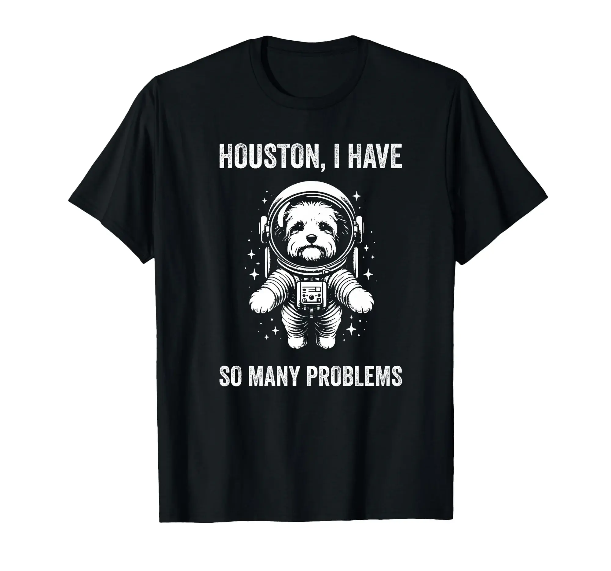 Dog Dad Mom Space - Houston Problem Havanese Premium T-Shirt