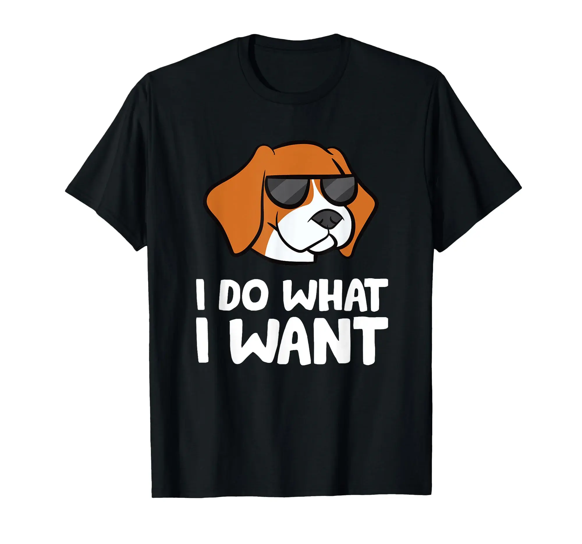 I Do What I Want Love Beagle Dogs T-Shirt