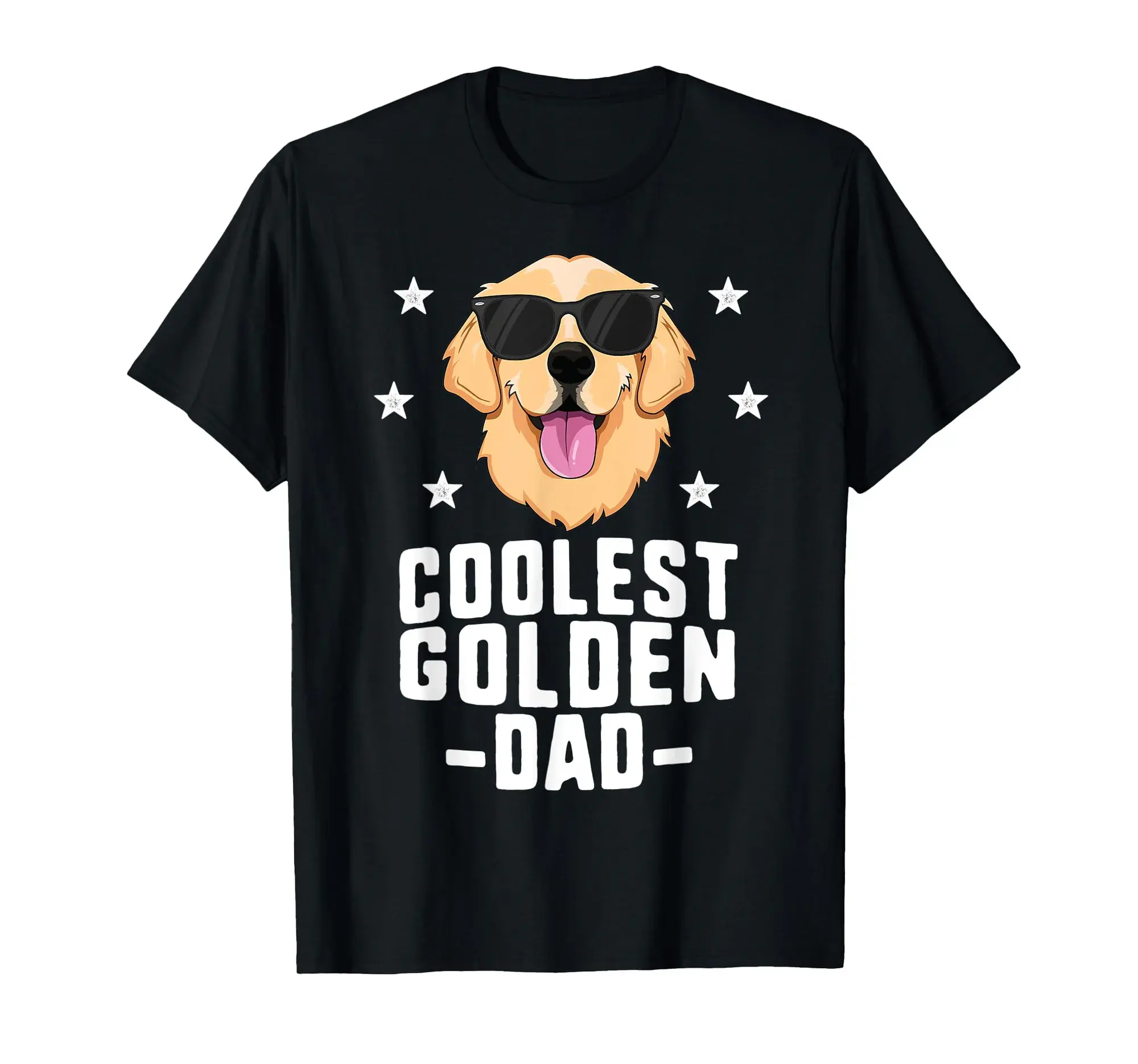Coolest Golden Retriever Dad Papa Father Dog Lover Owner T-Shirt