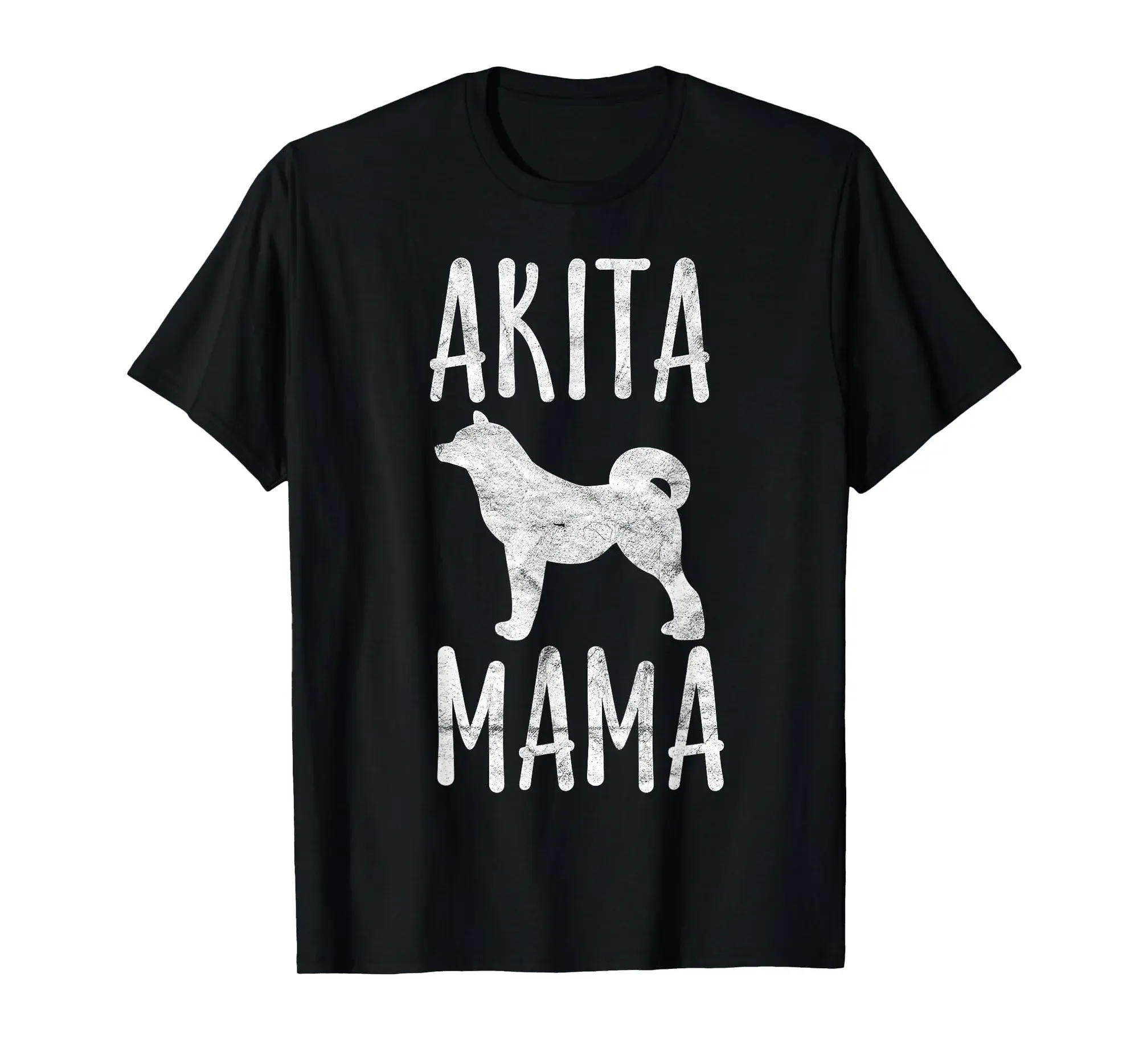 Vintage Akita Mama Gift Akita Mom Pet Dog Owner Mother T-Shirt