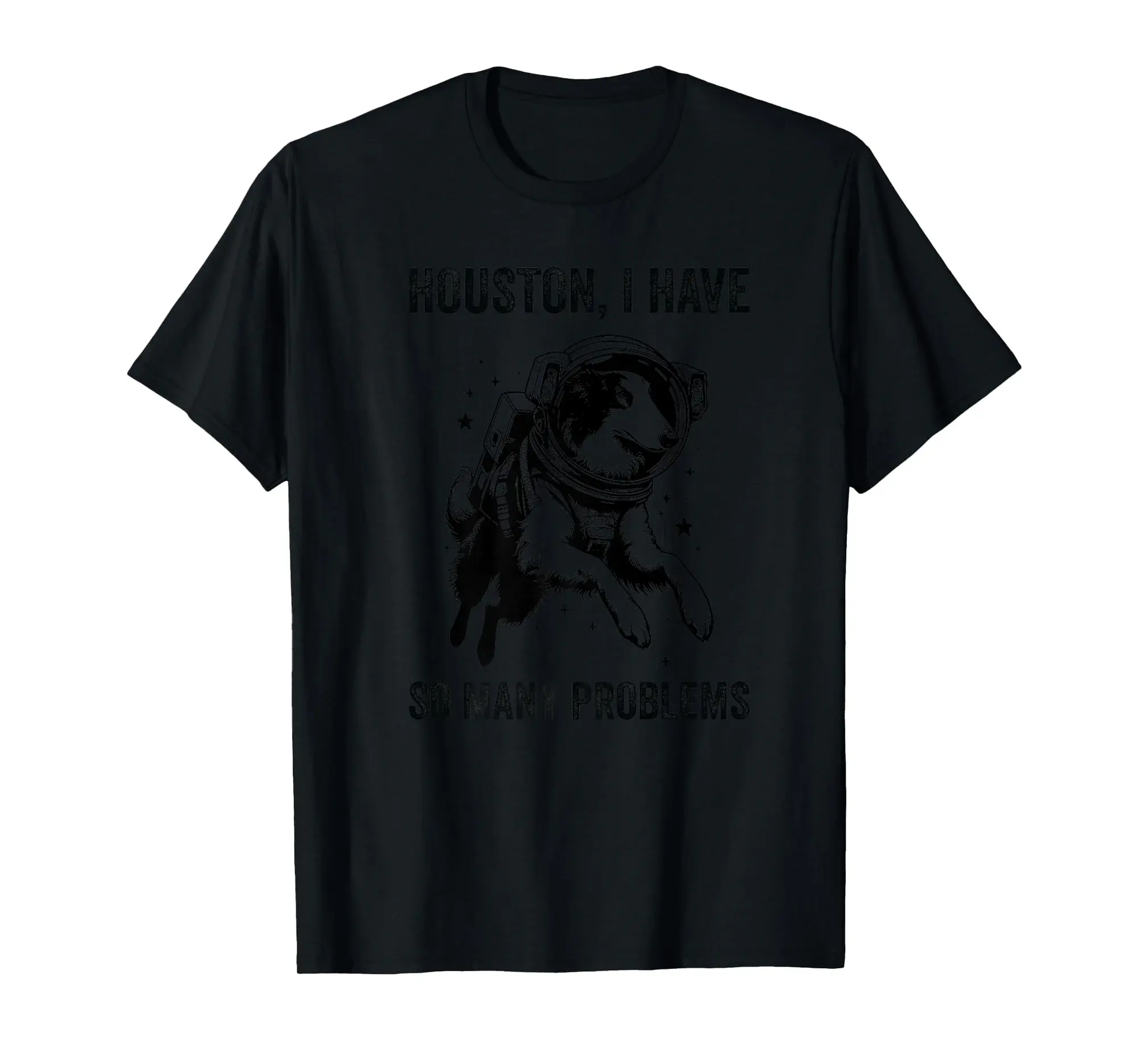 Dog Dad Mom Space - Houston Problem Borzoi Premium T-Shirt
