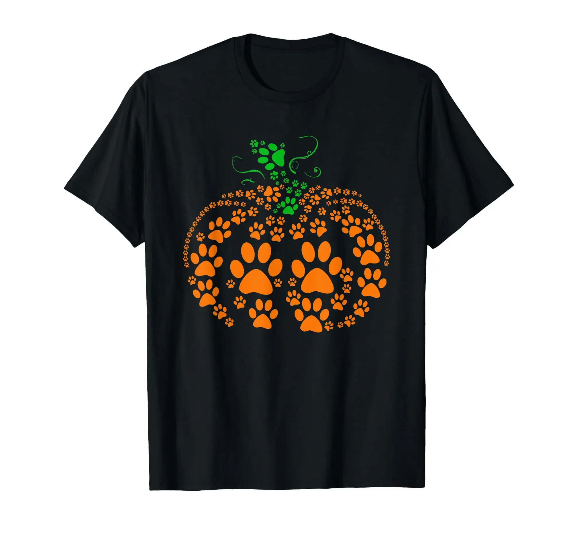 Cute Dog Paw Pumpkin Dog Lover Gifts Halloween Costume T-Shirt
