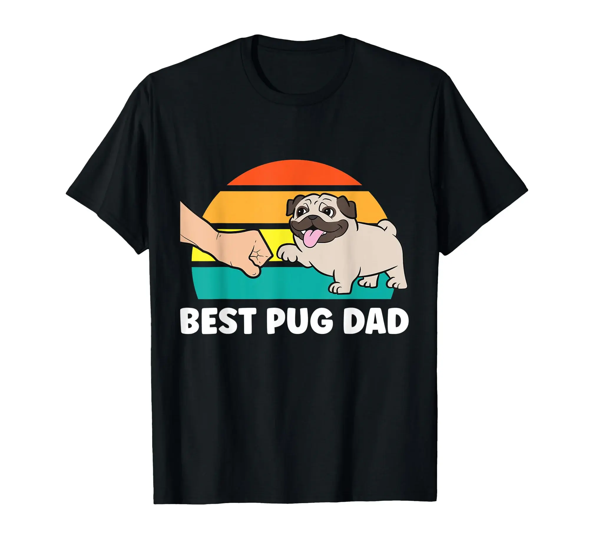 Pug Dog Owner Dad Best Pug Dad T-Shirt