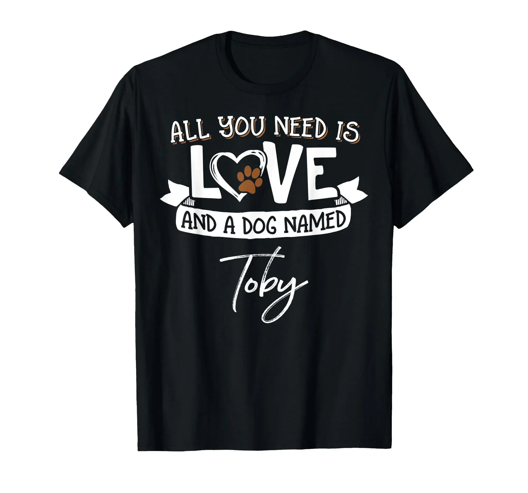 Cute Dog Named Toby Shirt for Women and Men T-Shirt