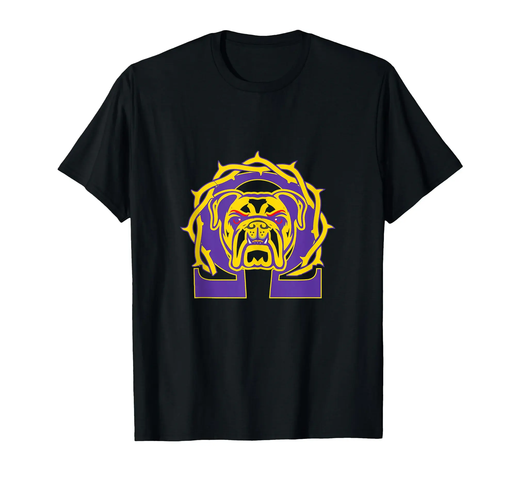 Men's Omega Que Dawg T-Shirt Psi Phi Purple Gold Tee Shirt Tank Top