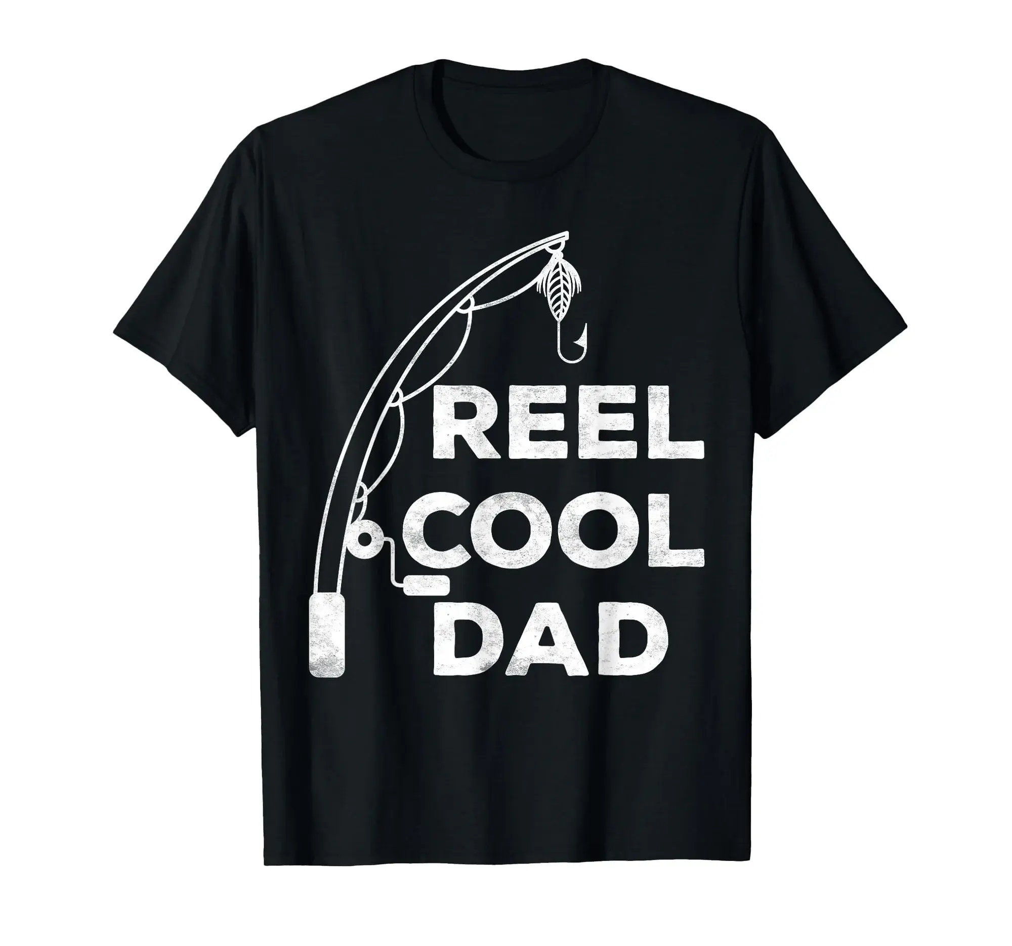 Reel Cool Dad T-Shirt Fisherman Fathers Day Shirt T-Shirt