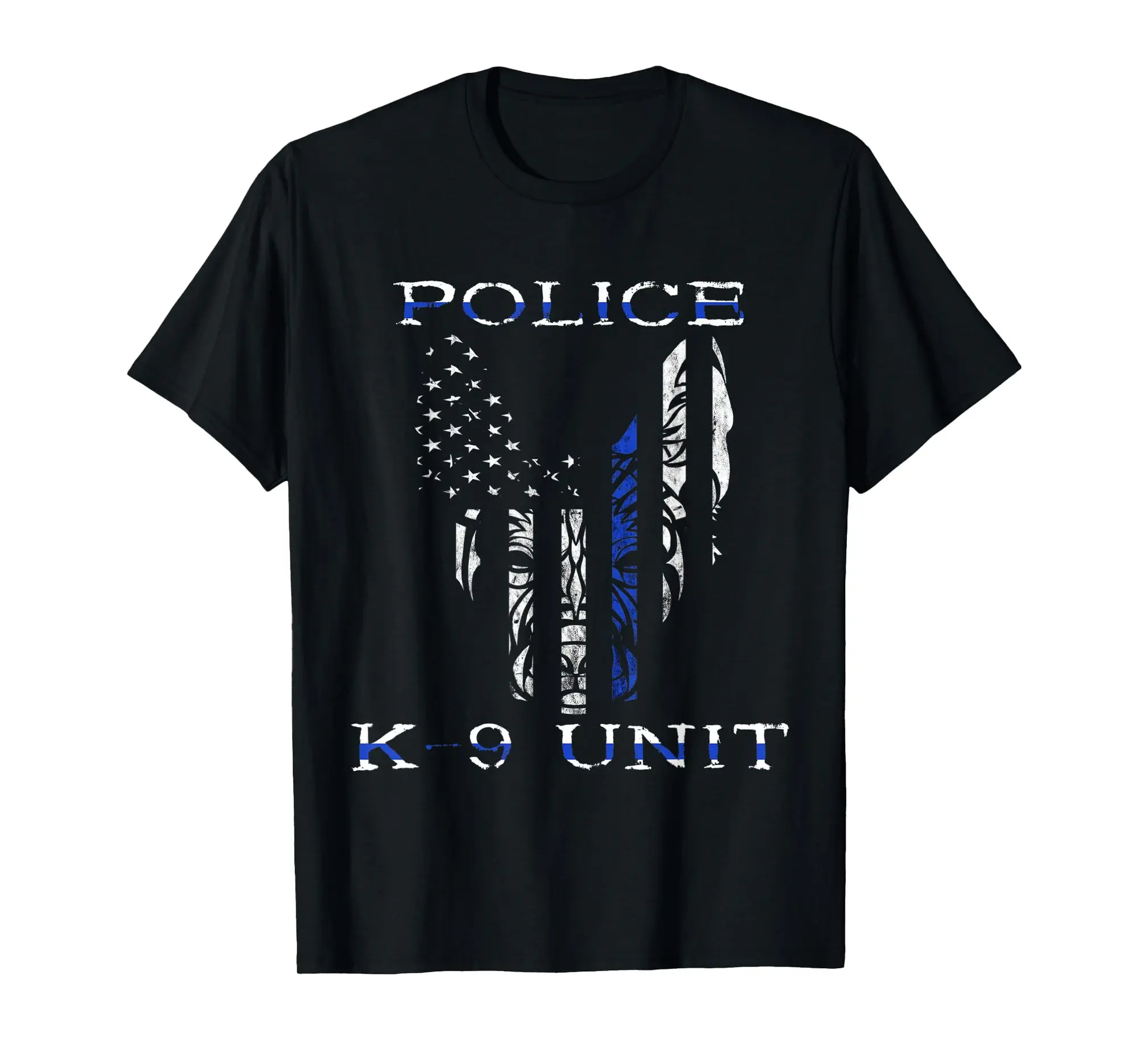 Police Officer K9 Unit Dog Back The Blue Police Trained T-Shirt
