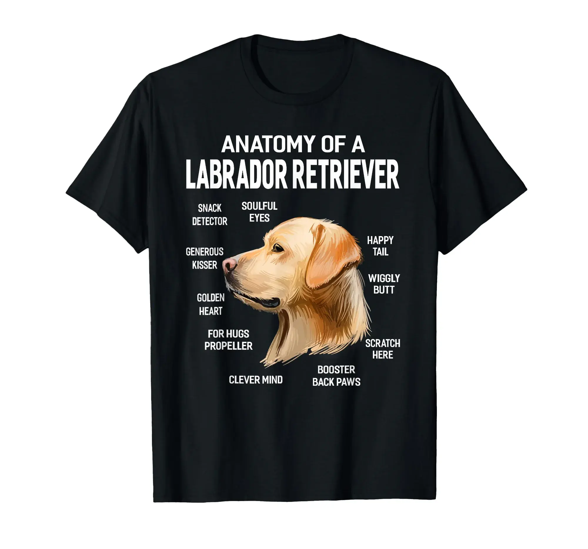 Labrador Retriever Dog Anatomy Owner Gift Idea T-Shirt