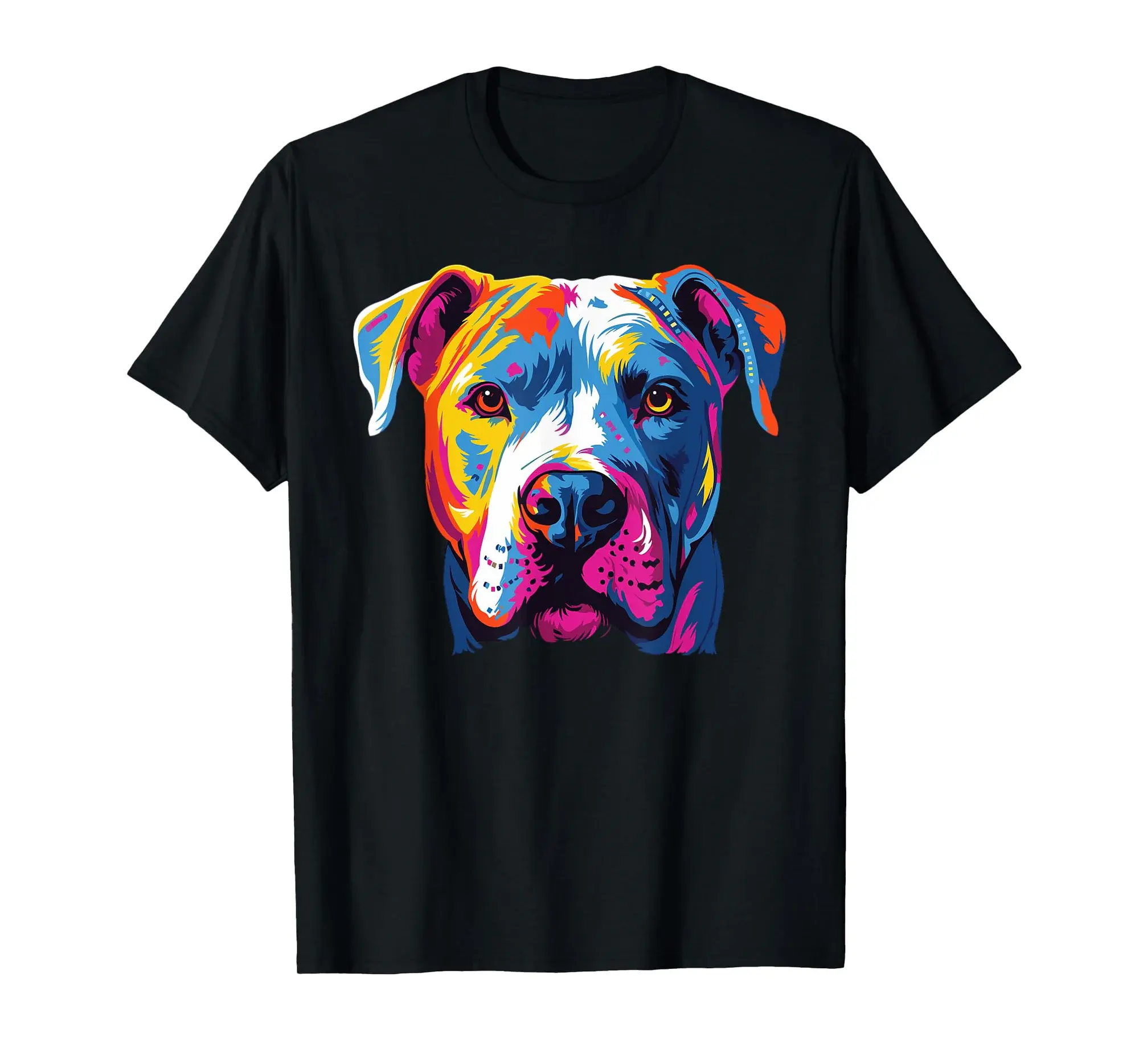 Watercolor Colorful Dogo Argentino Dog T-Shirt