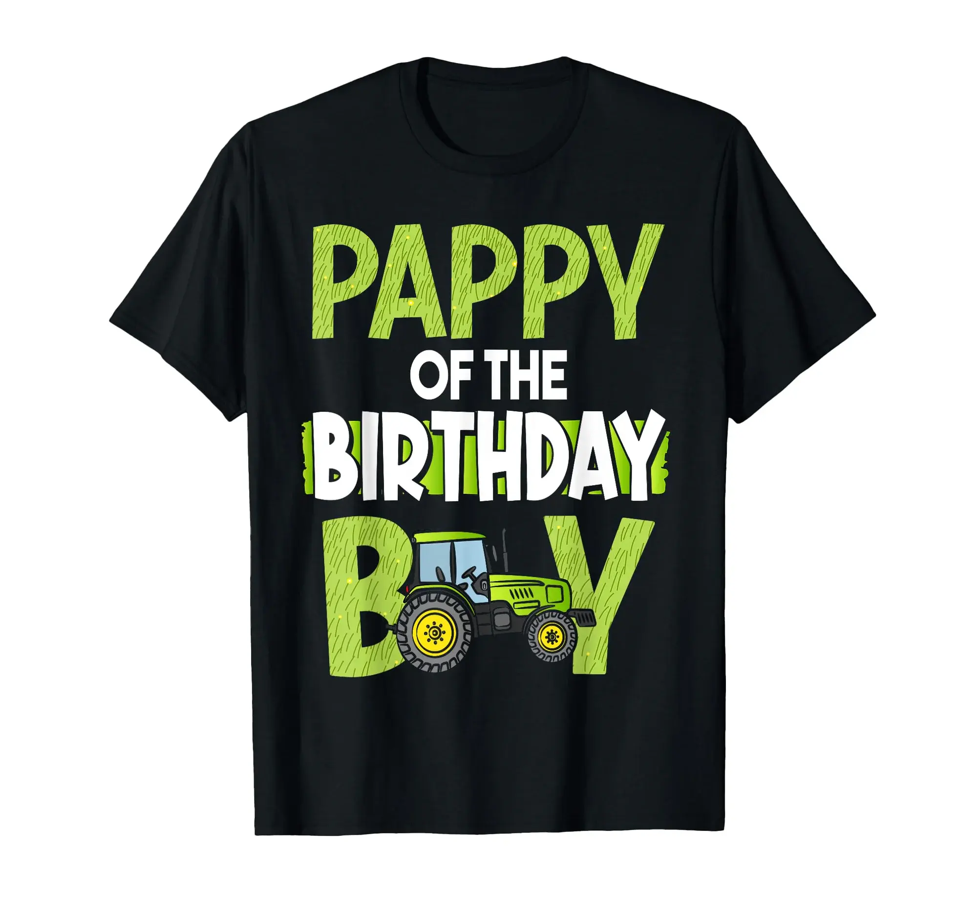 Pappy of the Birthday Boy Dad Family Tractors Farm Trucks T-Shirt