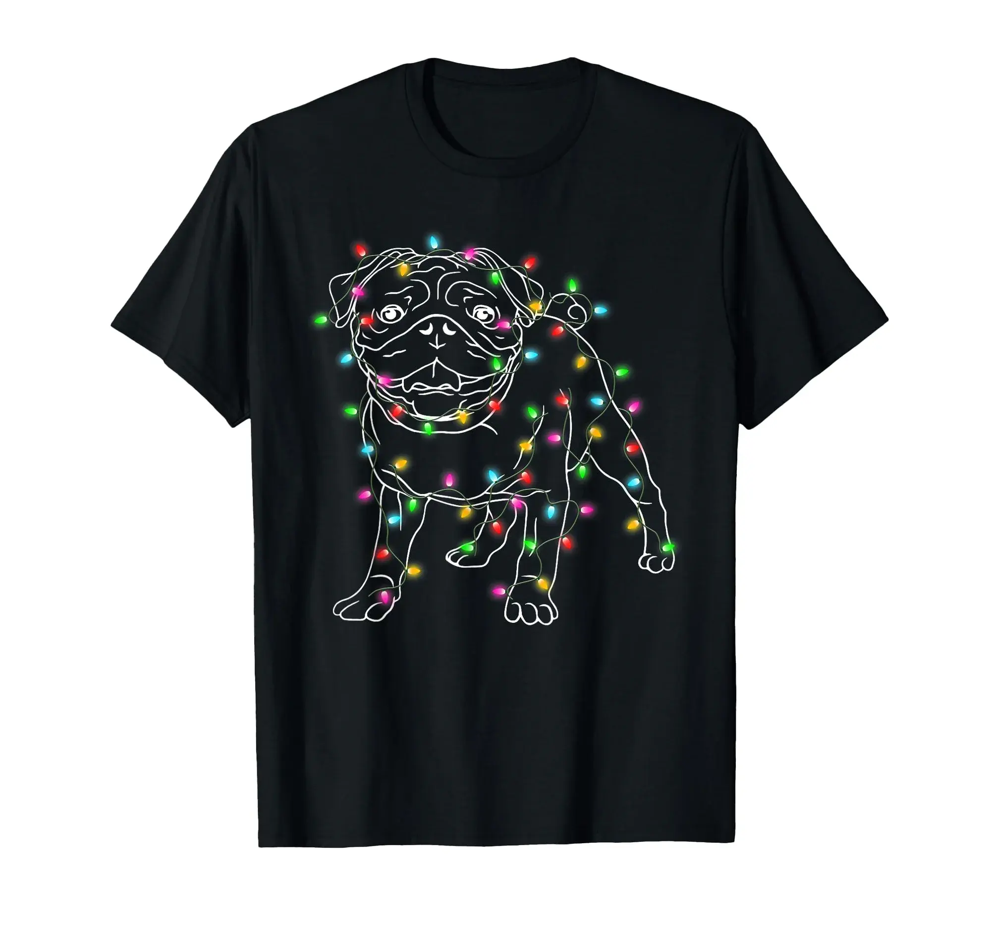 Pug Dogs Tree Christmas Sweater Xmas Pet Animal Dog Gifts T-Shirt