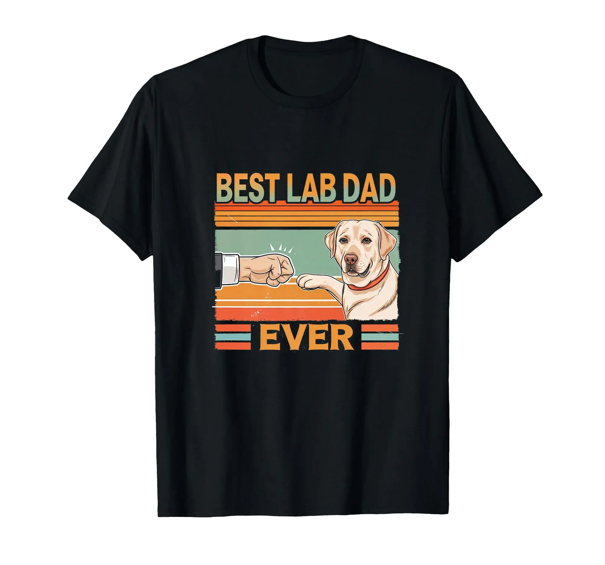 Best Lab Dad Ever Labrador Dog Lab Owner Dad Premium T-Shirt