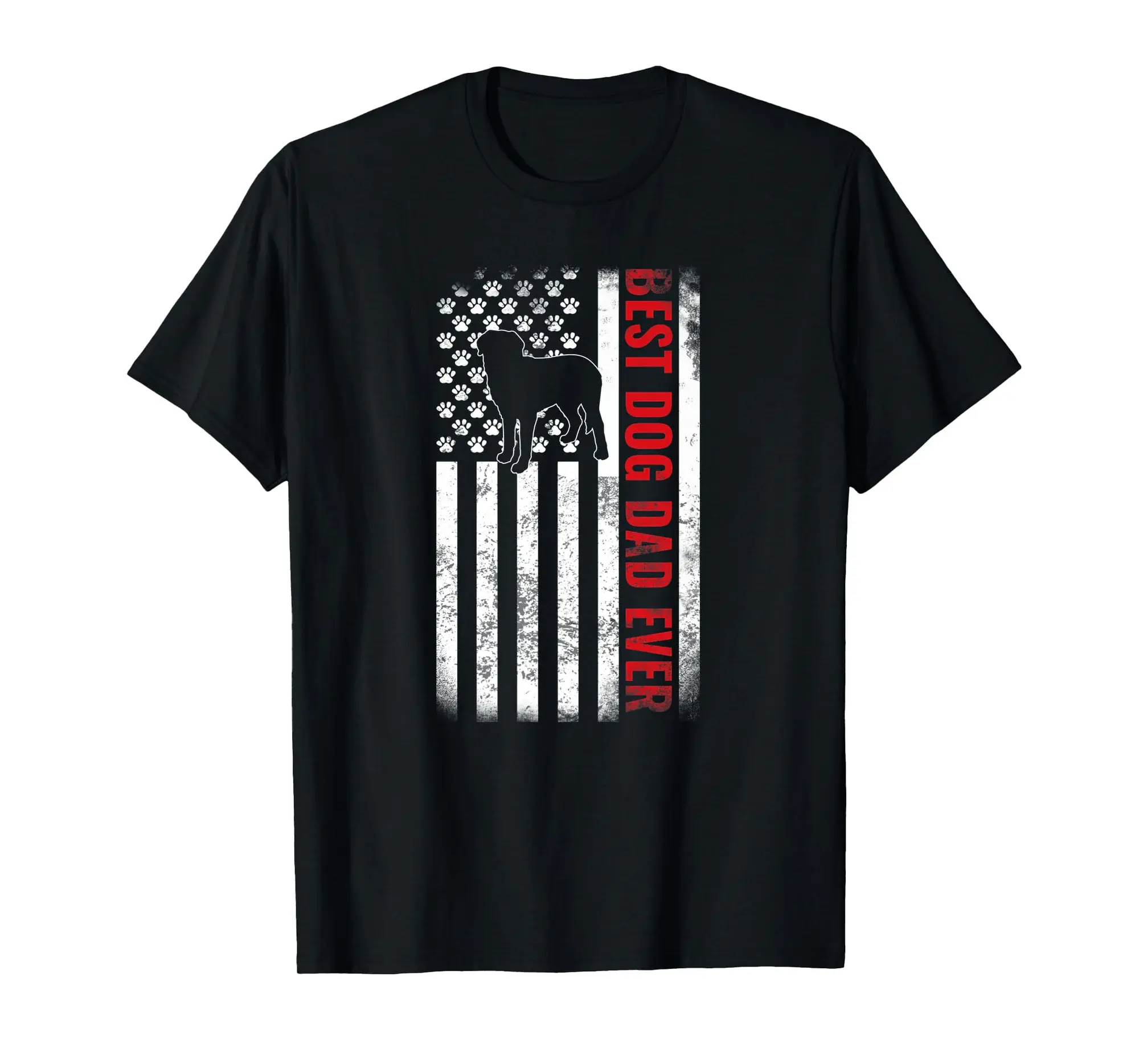 Greater Swiss Mountain Best Dog Dad American Flag Premium T-Shirt