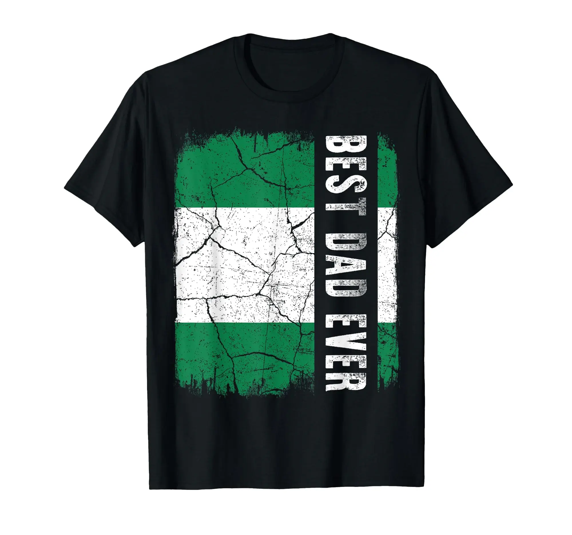 Best Nigerian Dad Ever Nigeria Daddy Father's Day Gift T-Shirt