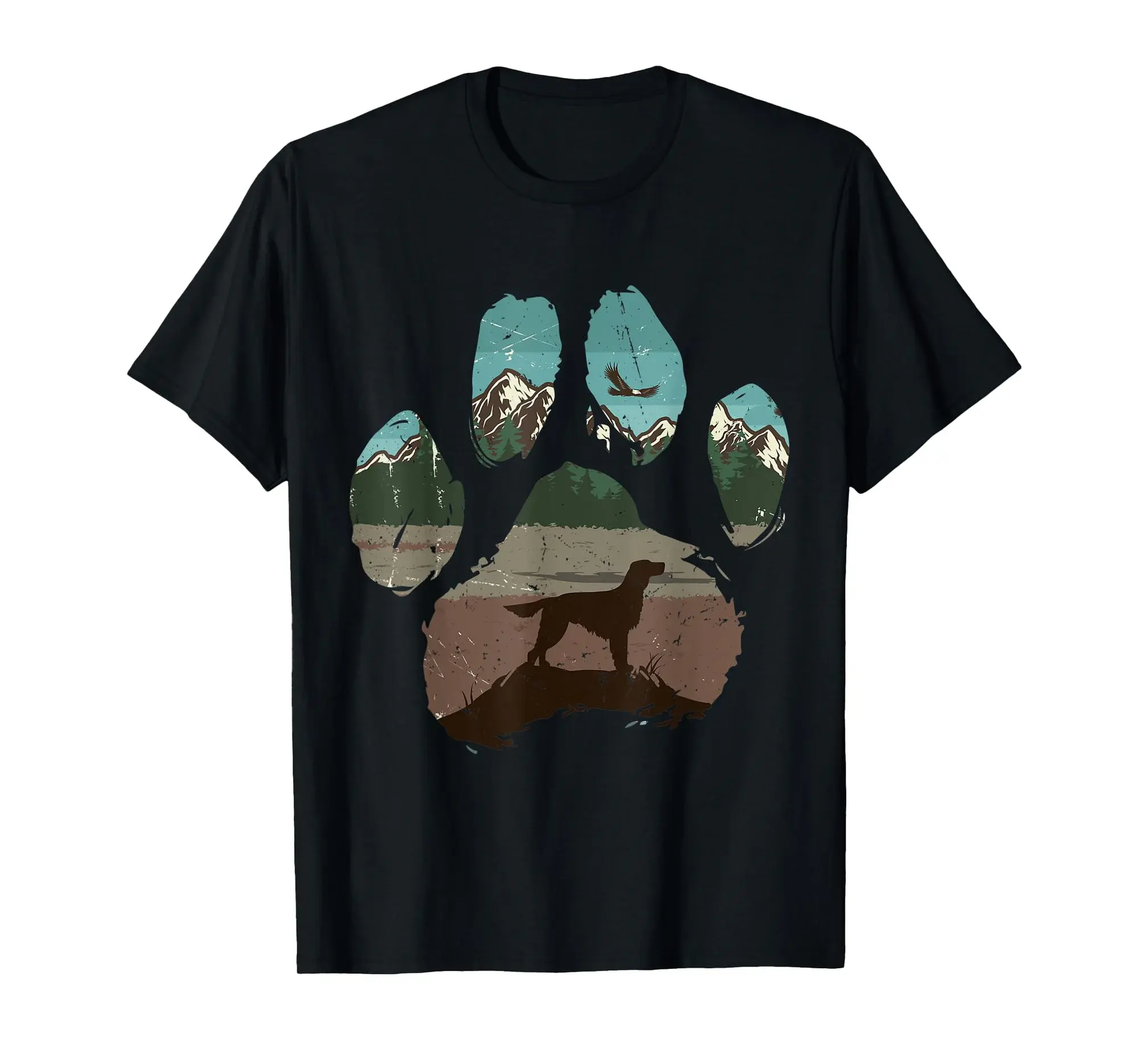 Irish Setter Paw Mom Dad Dog Lover Women T-Shirt