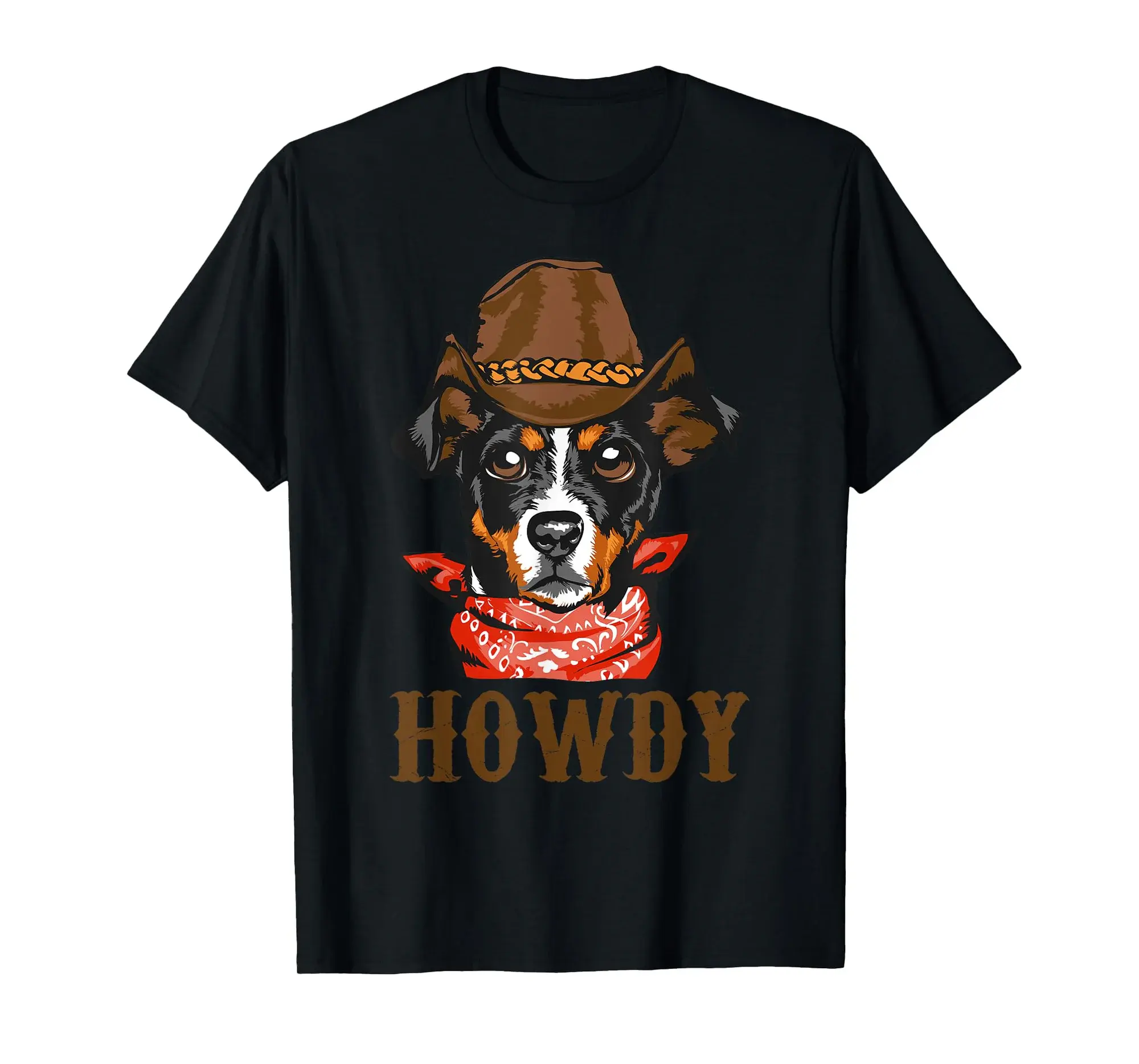Western Country Southern Cowboy Cowgirl Howdy Dog Lover T-Shirt