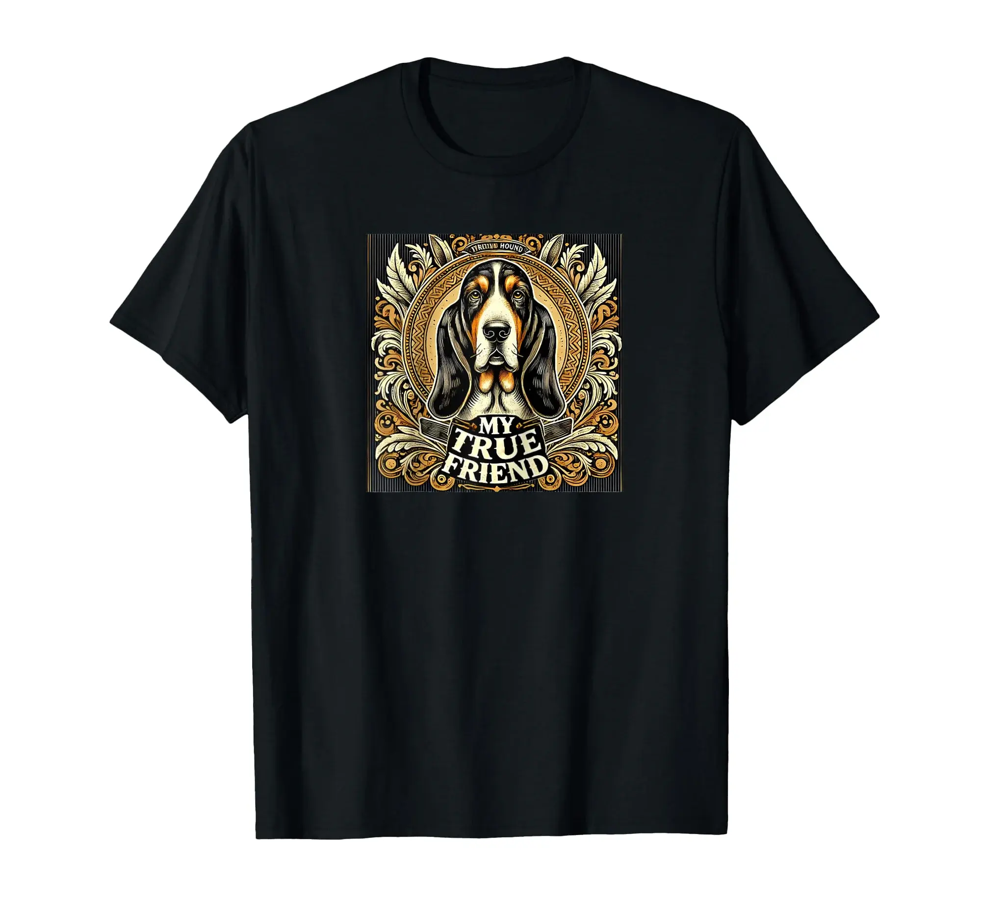 My True Friend Basset Shirt Basset Mom Dad Doggie Hound Dog Raglan Baseball Tee