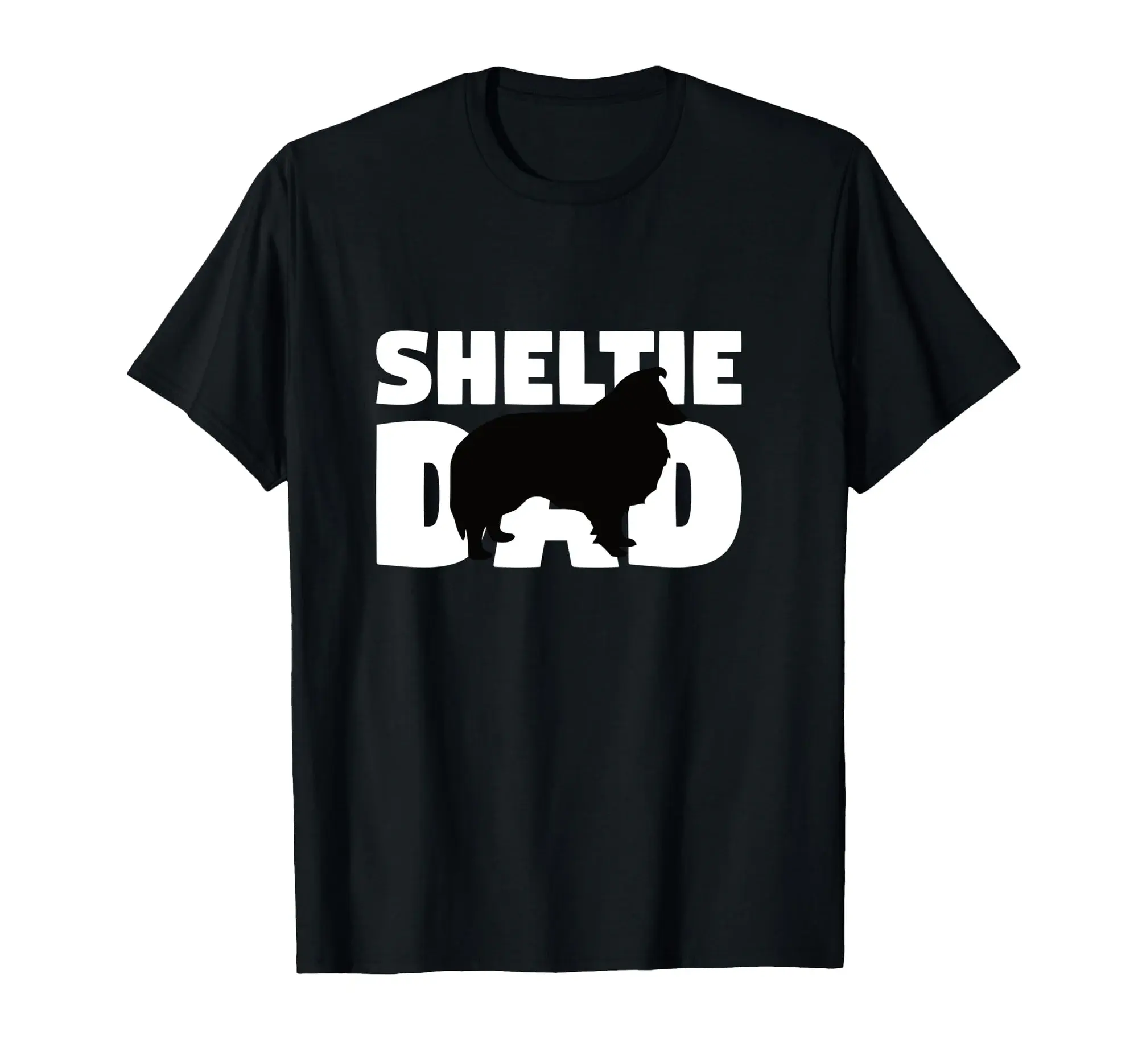 Sheltie Gift for Dog Father 'Sheltie Dad' Funny Sheltie Long Sleeve T-Shirt