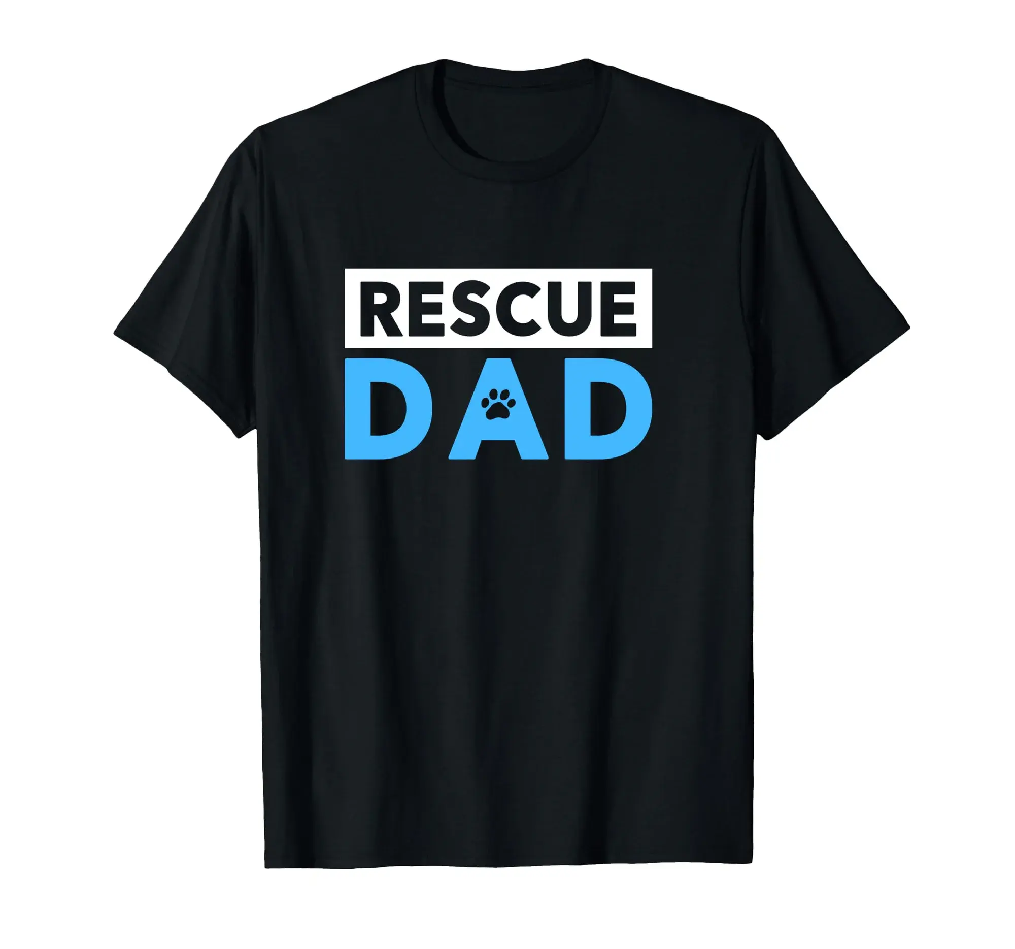 Dog Rescue Gift For Dad Or Men - Rescue Dad Long Sleeve T-Shirt