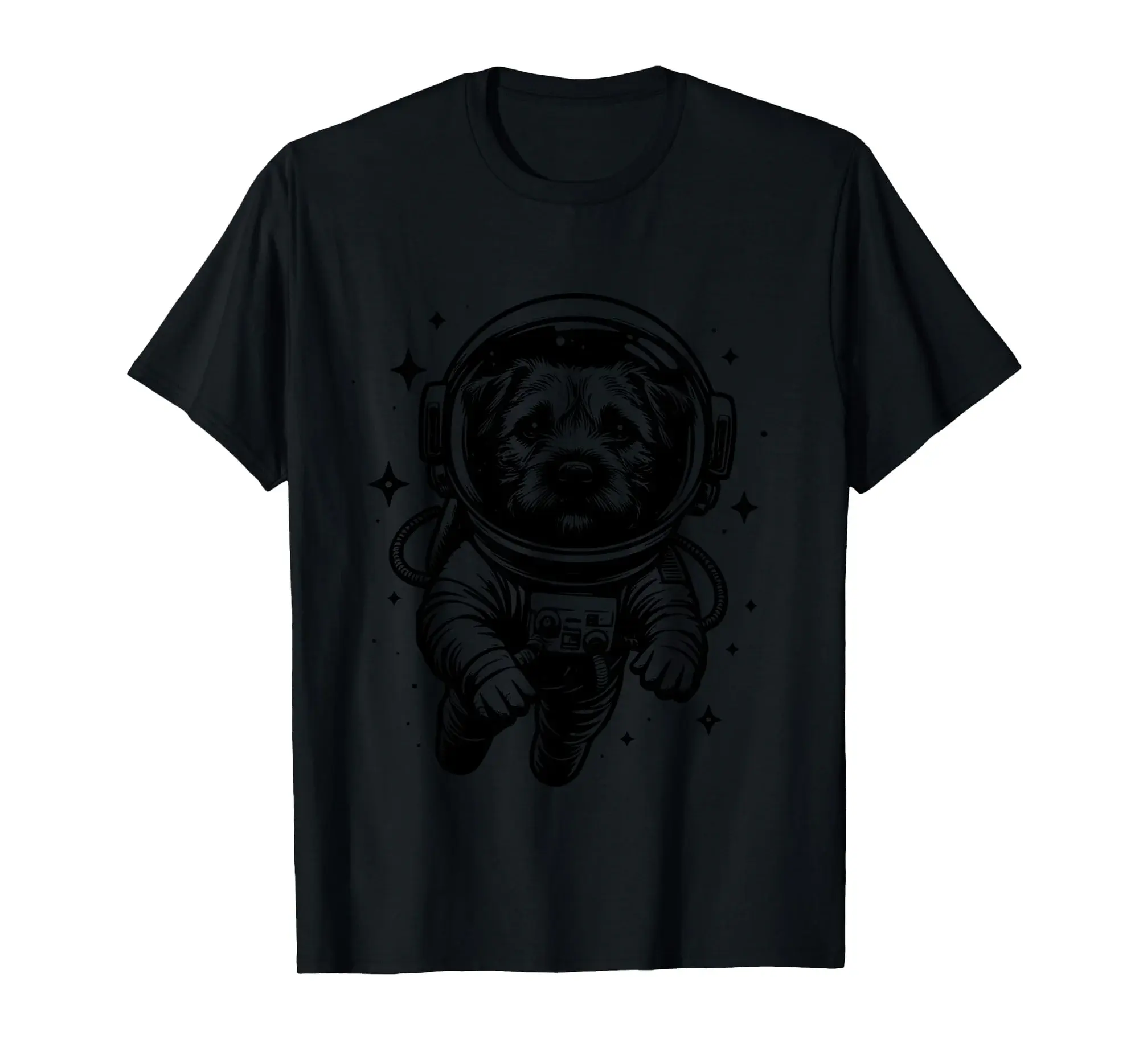 Dog Dad Mom Space - Astronaut Border Terrier Long Sleeve T-Shirt