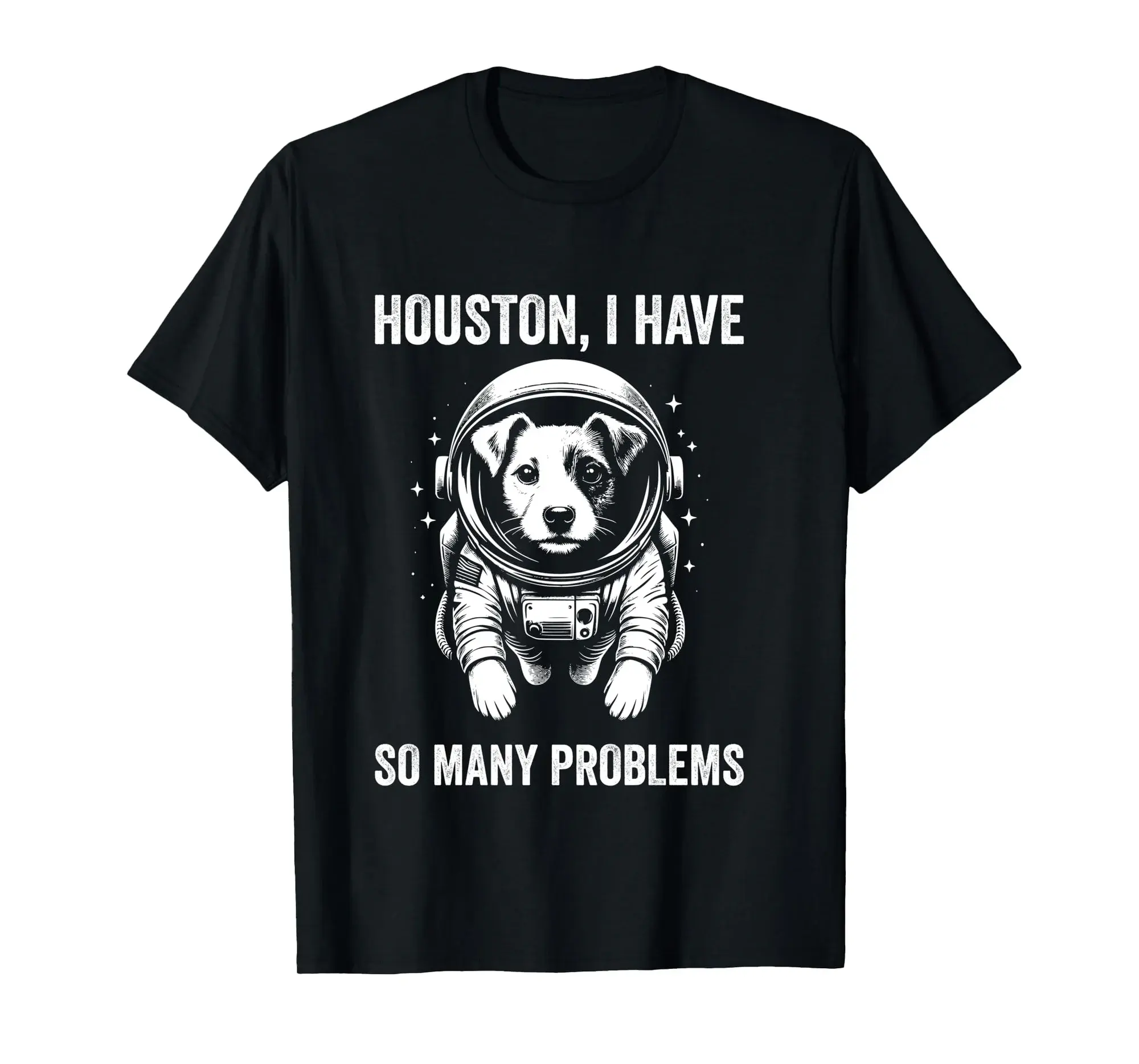 Dog Dad Mom Space - Houston Problem Jack Russell Long Sleeve T-Shirt
