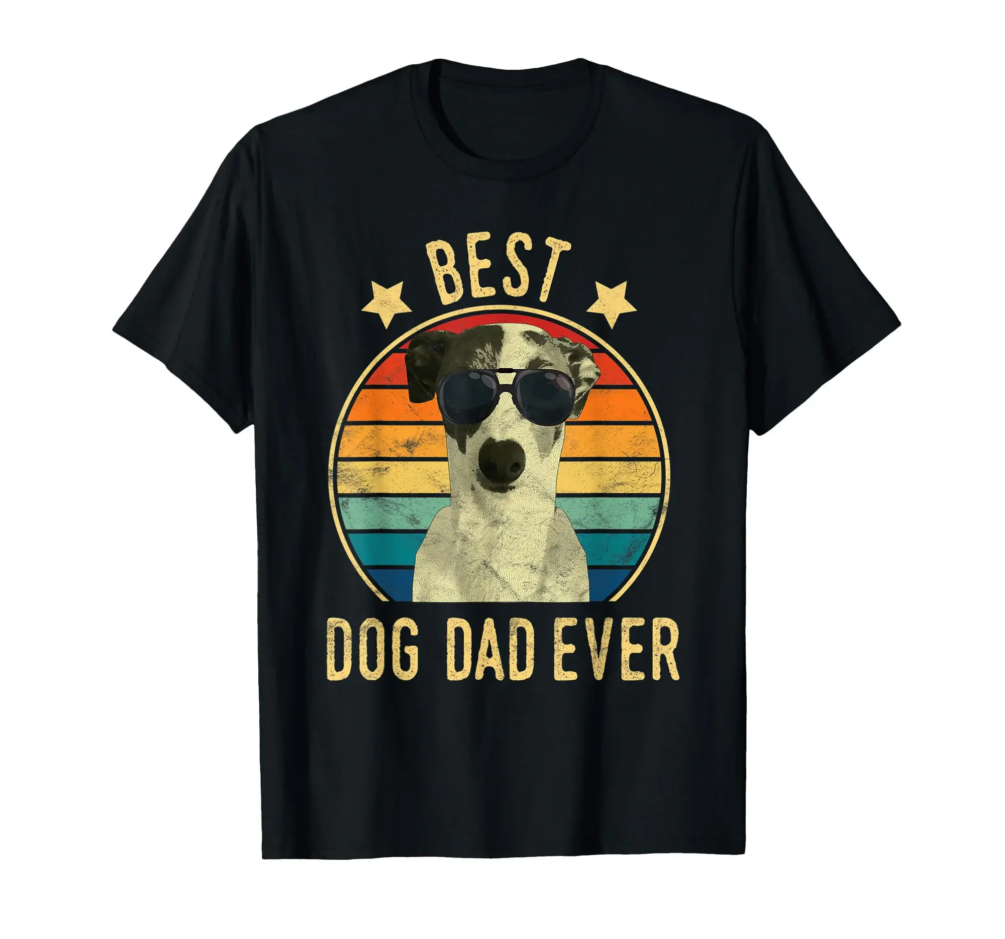 Mens Best Dog Dad Ever Italian Greyhound Father's Day Gift T-Shirt