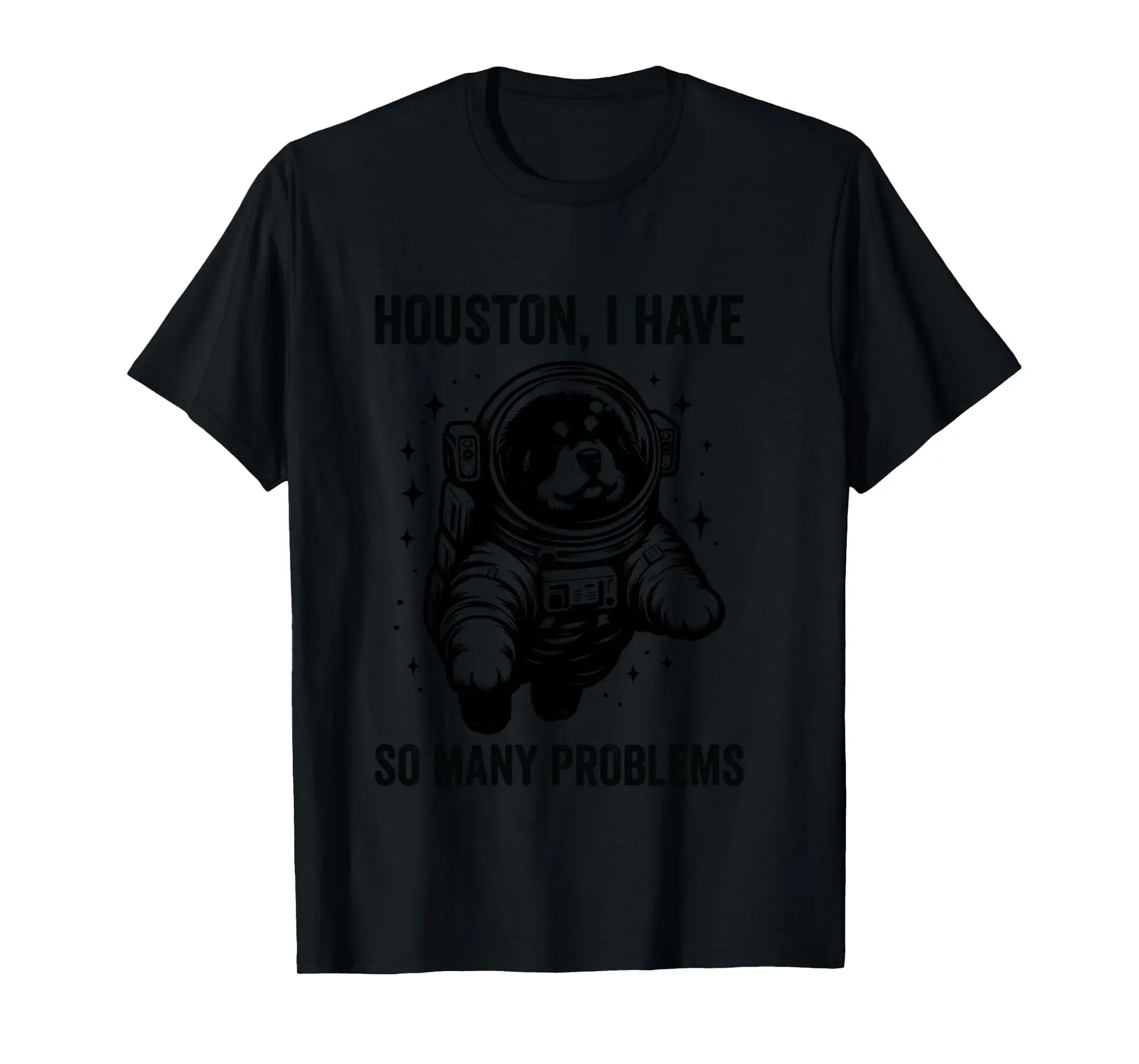 Dog Dad Mom Space - Houston Problem Tibetan Mastiff Long Sleeve T-Shirt