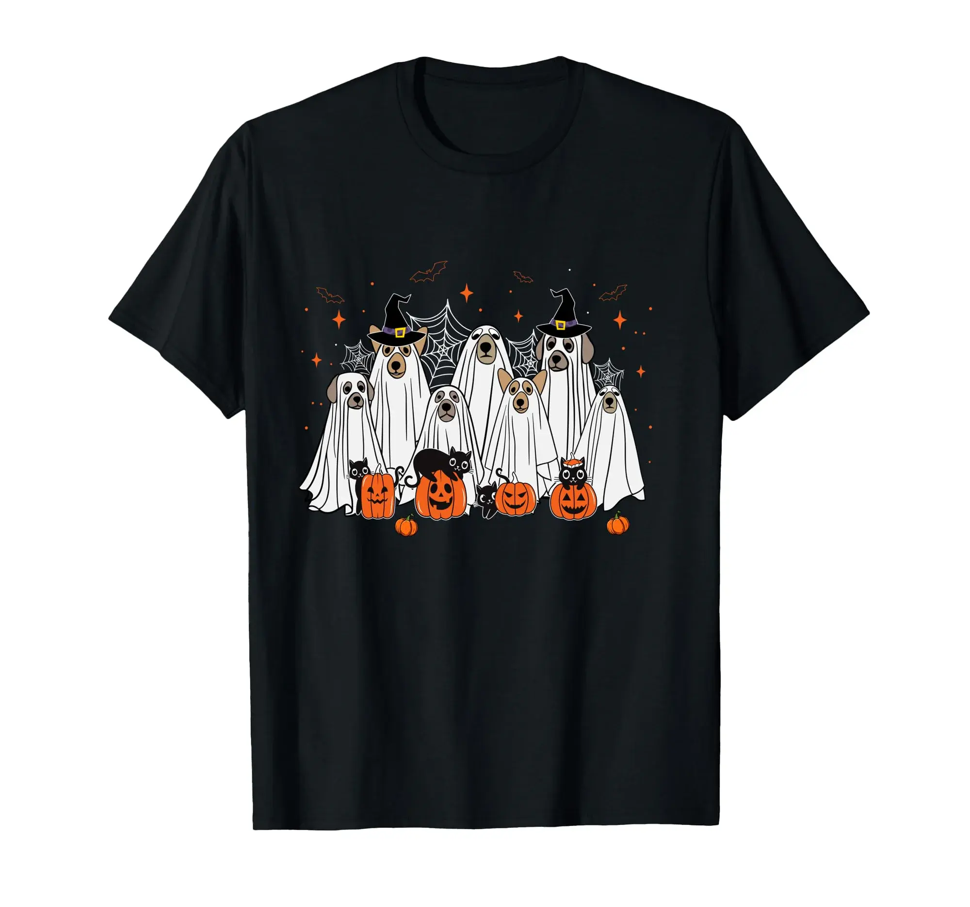 Ghost Dog Halloween Boo Ghost Lover Dog Owner Dog Mom Dad Long Sleeve T-Shirt